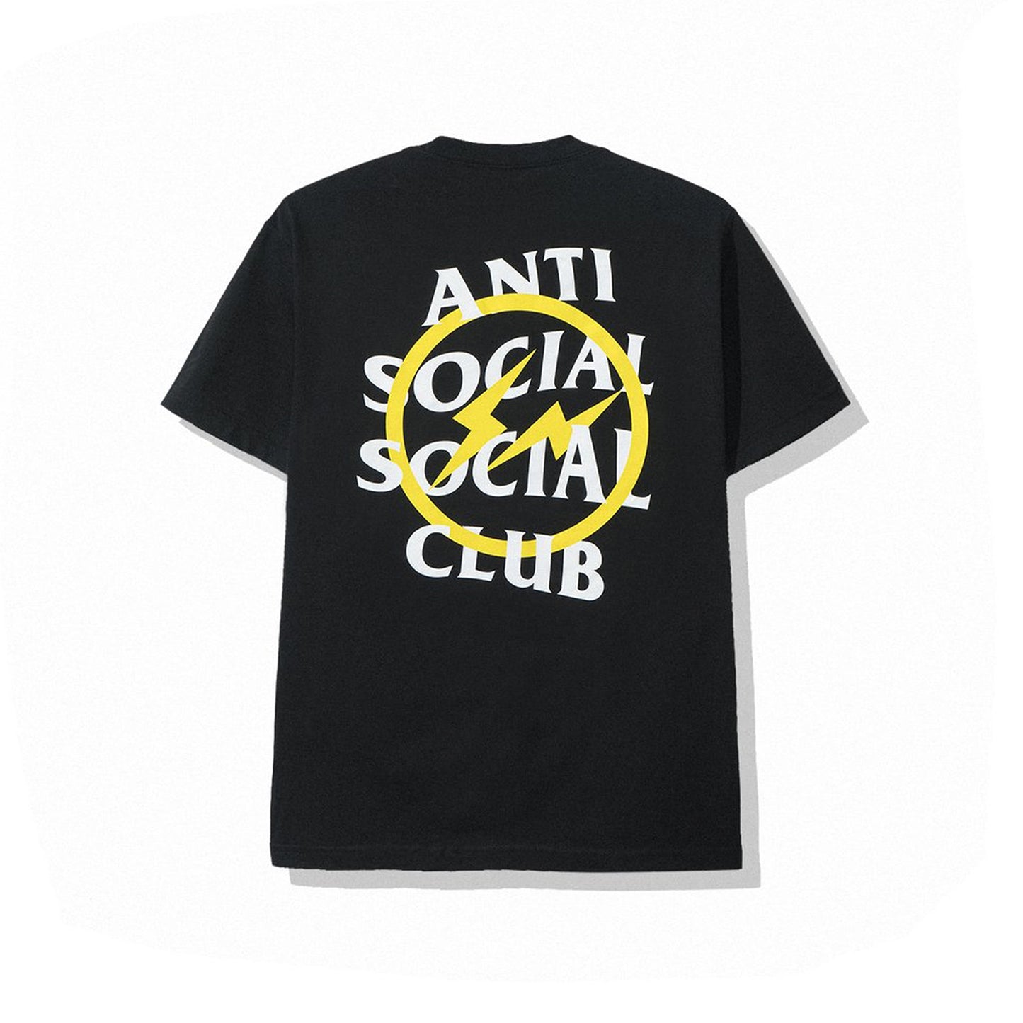 ASSC x Fragment Yellow Bolt Tee, Clothing- dollarflexclub