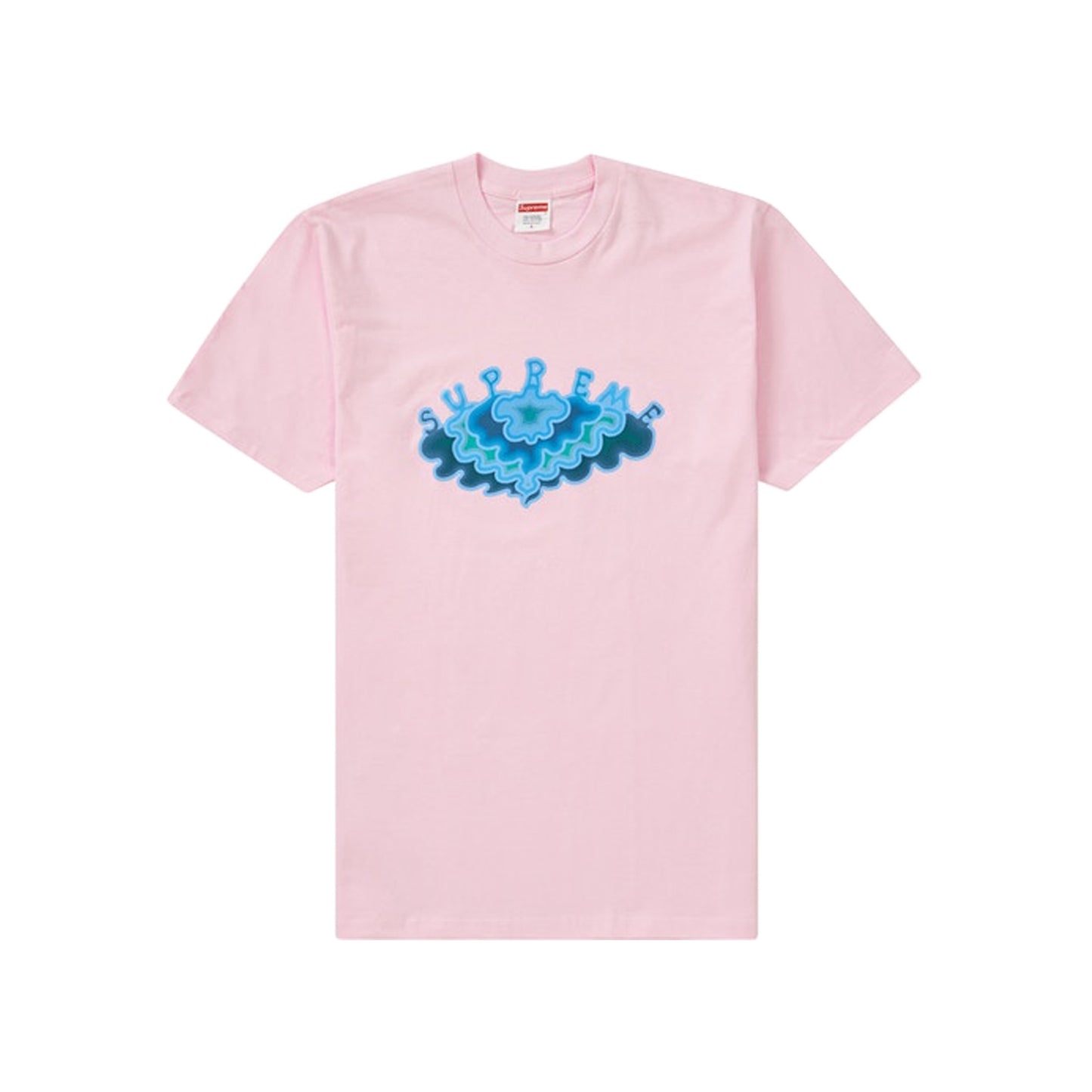 Supreme Cloud Tee Pink, Clothing- dollarflexclub