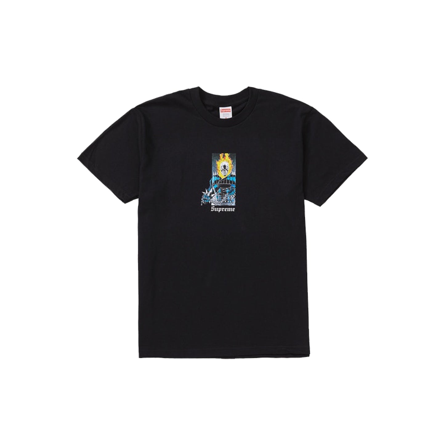 Supreme Ghost Rider Tee - Black, Clothing- dollarflexclub
