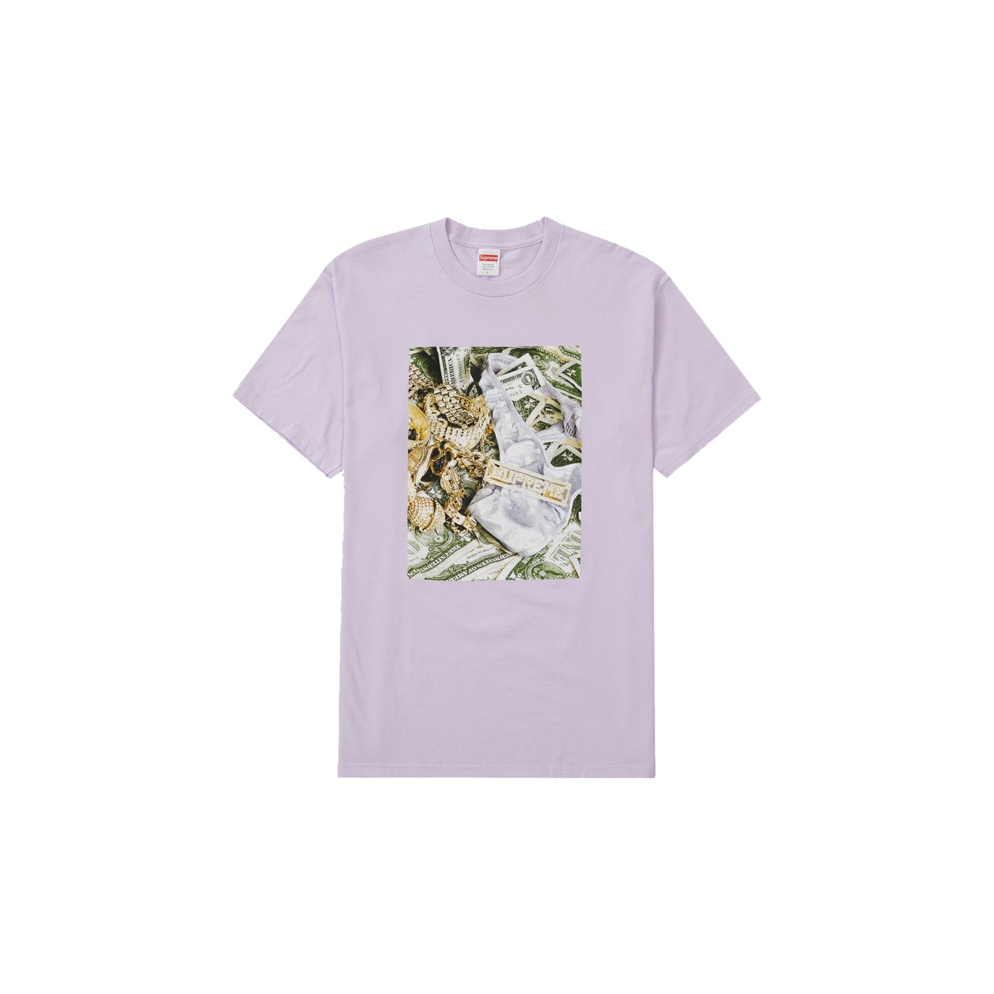 Supreme Bling Tee Light Purple, Clothing- dollarflexclub