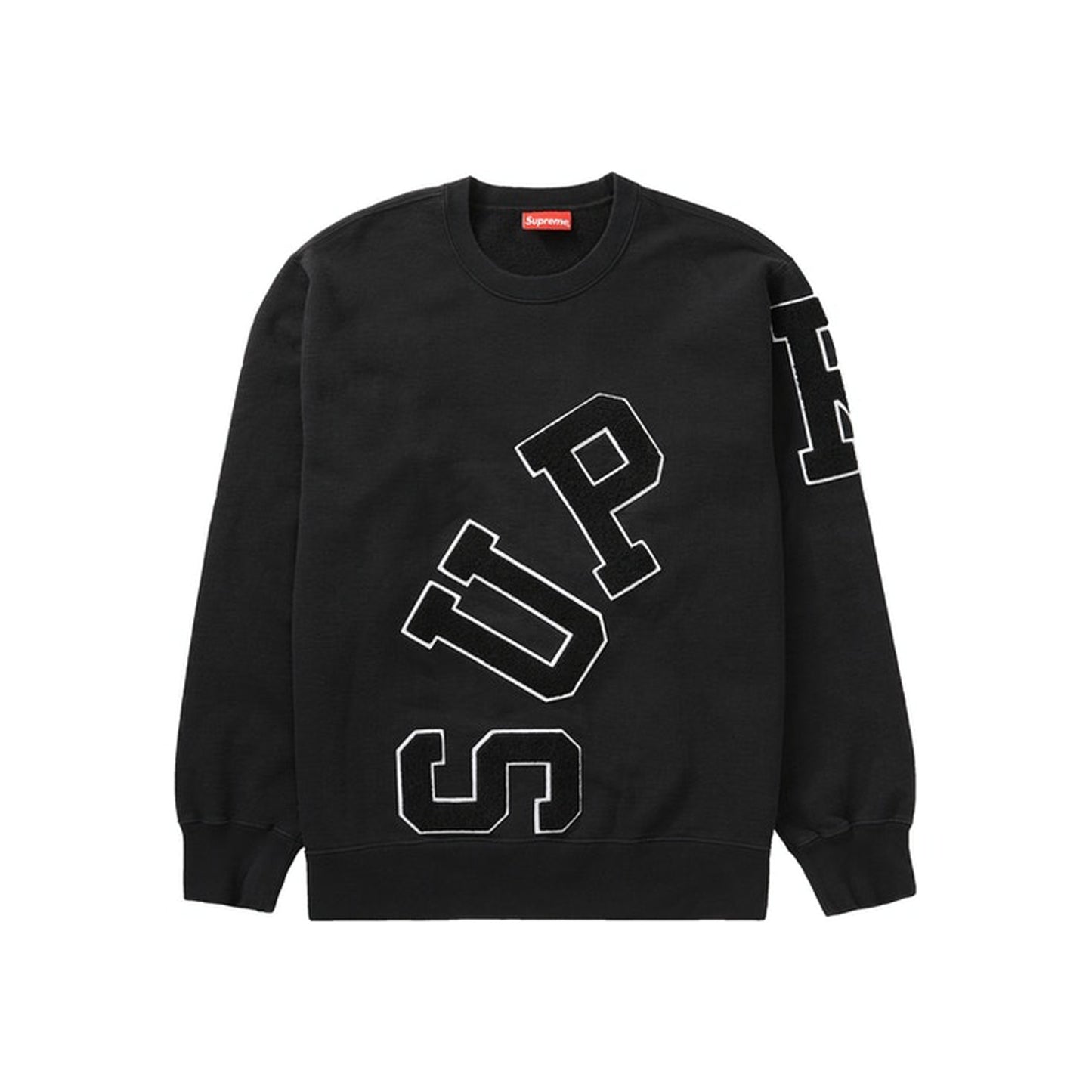 Supreme Big Arc Crewneck Black, Clothing- re:store-melbourne-Supreme