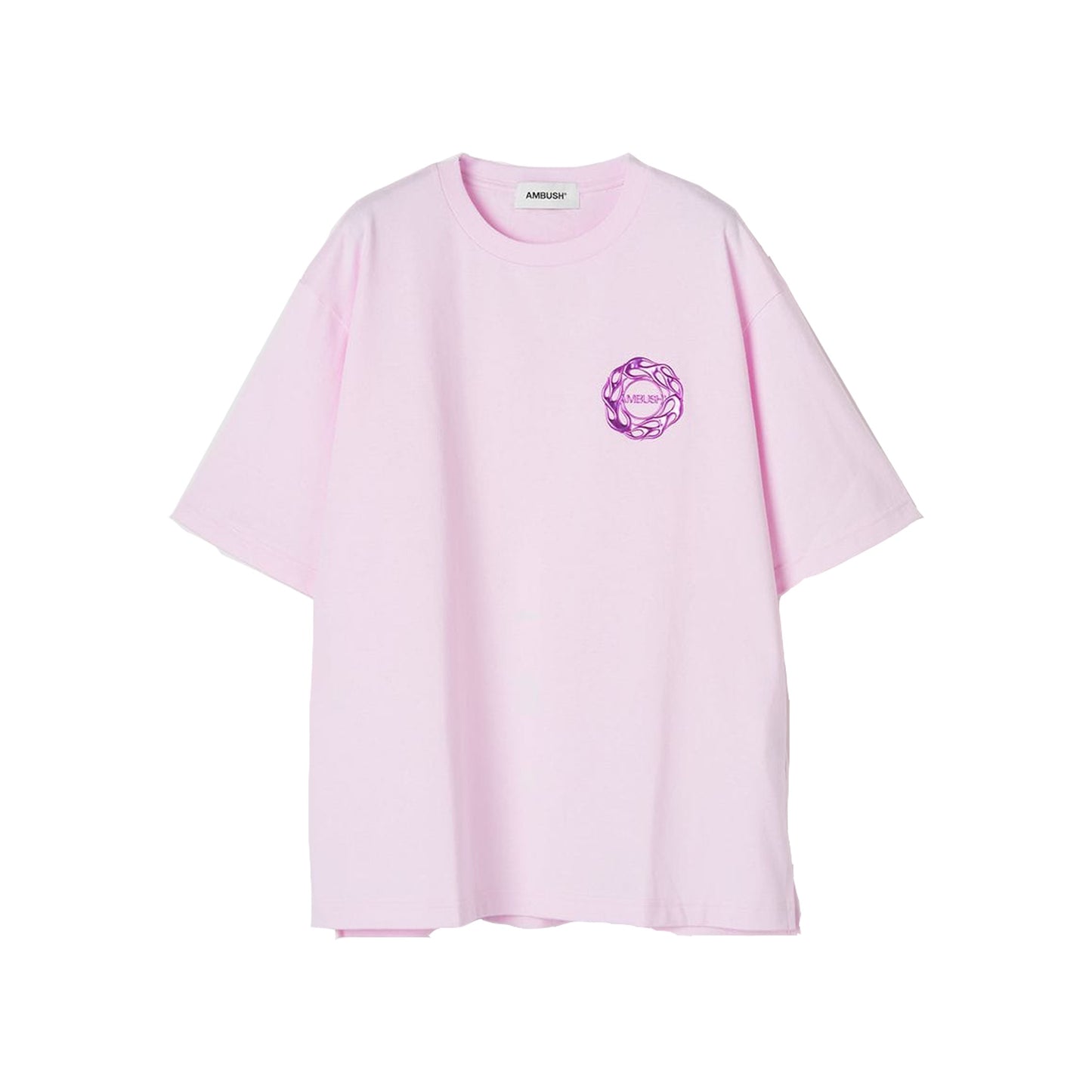 Ambush Fire Logo Pink T-Shirt, Clothing- re:store-melbourne-Ambush