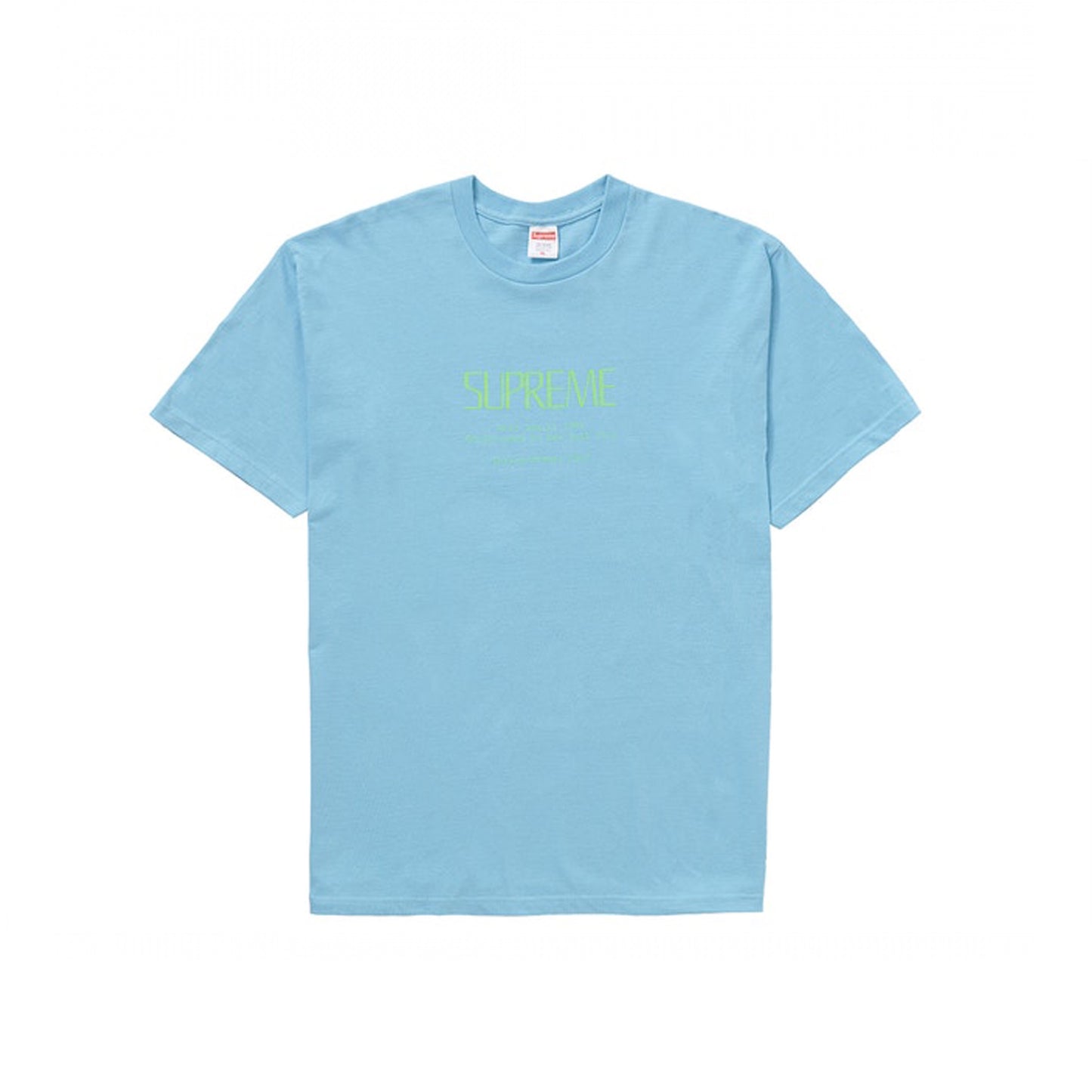 Supreme Anno Domini Tee Light Blue, Clothing- re:store-melbourne-Supreme