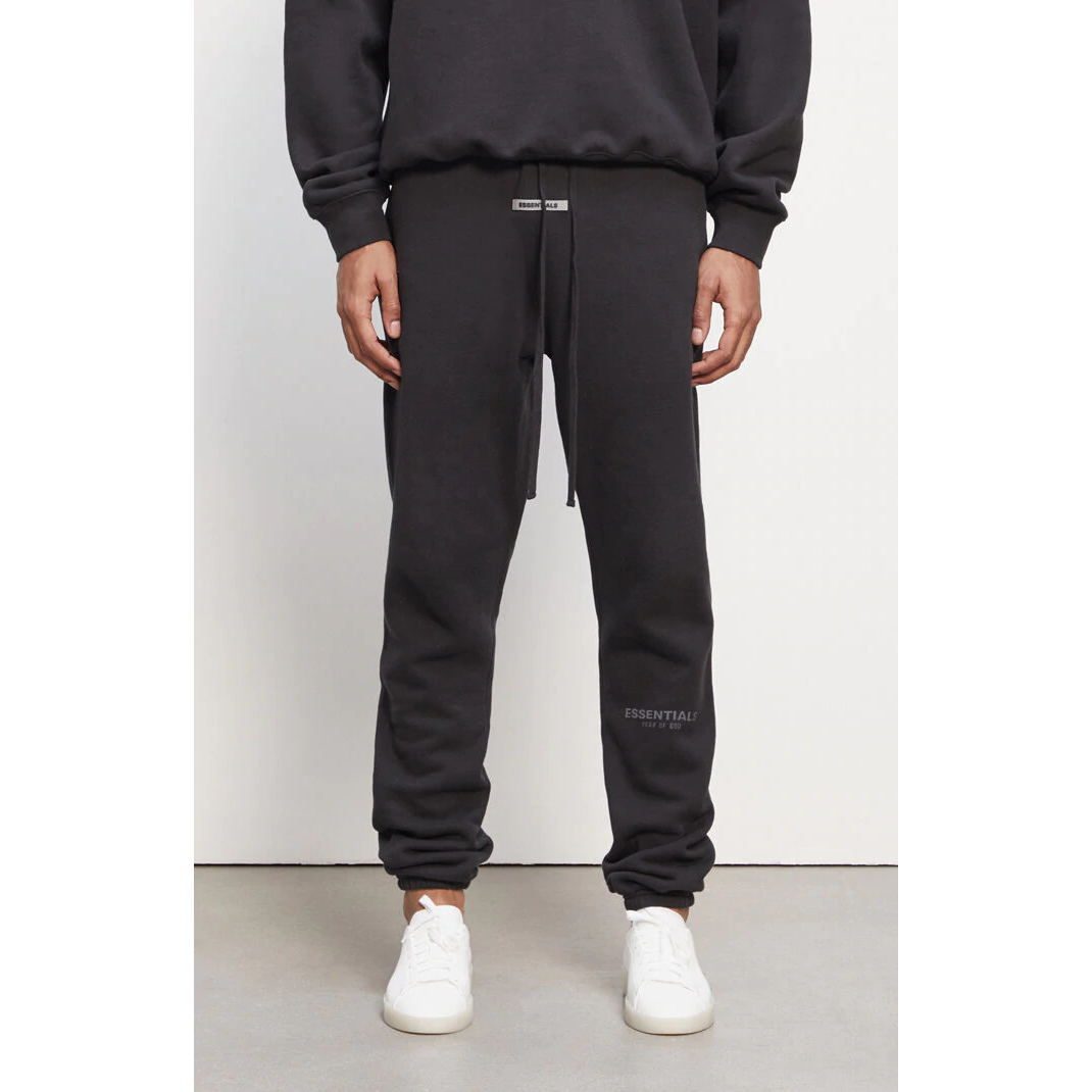 Fear of God Essentials Sweatpant FW20 - Black, Clothing- re:store-melbourne-Fear of God Essentials