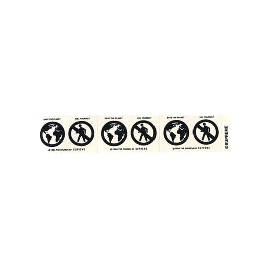 Save the planet Sticker White, Sticker- dollarflexclub