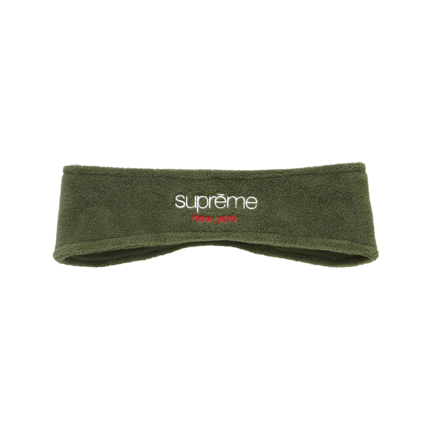 Supreme Polartec Headband Dark Green, Accessories- dollarflexclub