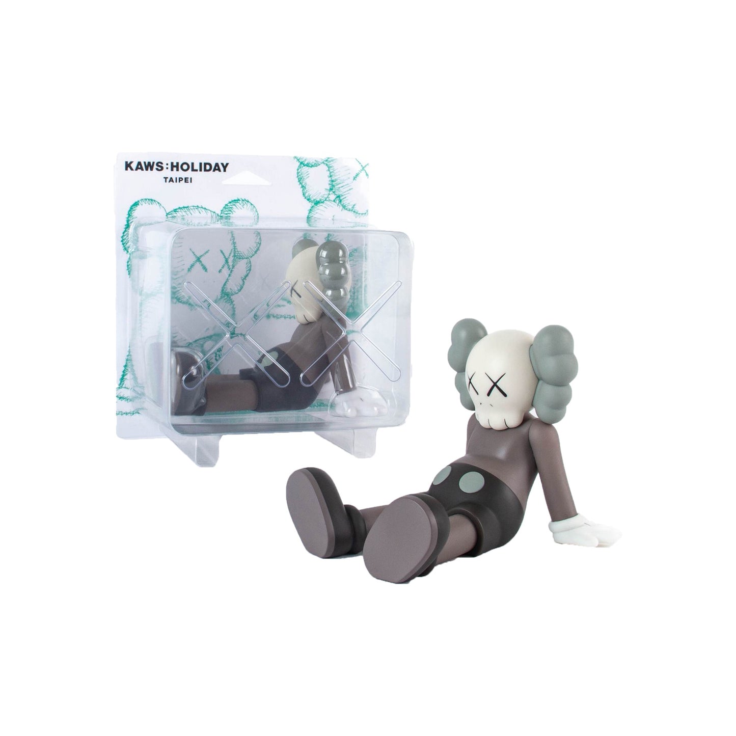 KAWS Holiday Limited 7" Vinyl Figure Brown, Collectibles- dollarflexclub