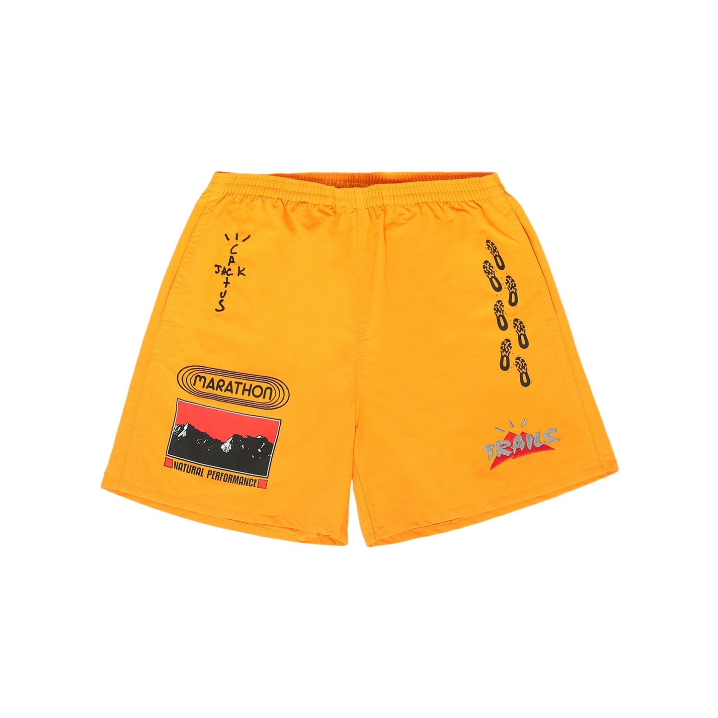 Travis Scott Path Shorts Gold, Clothing- re:store-melbourne-Travis Scott
