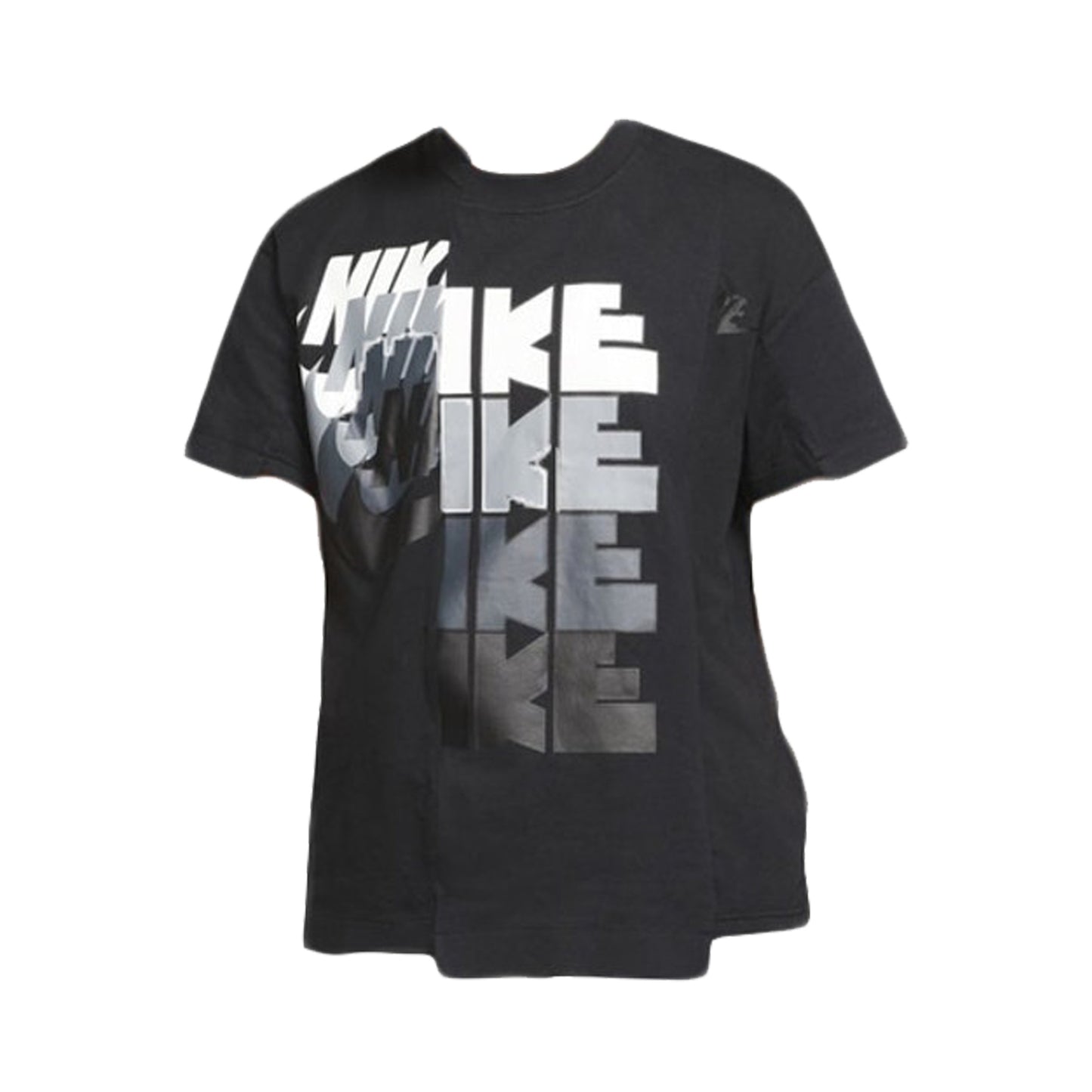 Nike x Sacai Tee Black/Grey, Clothing- dollarflexclub