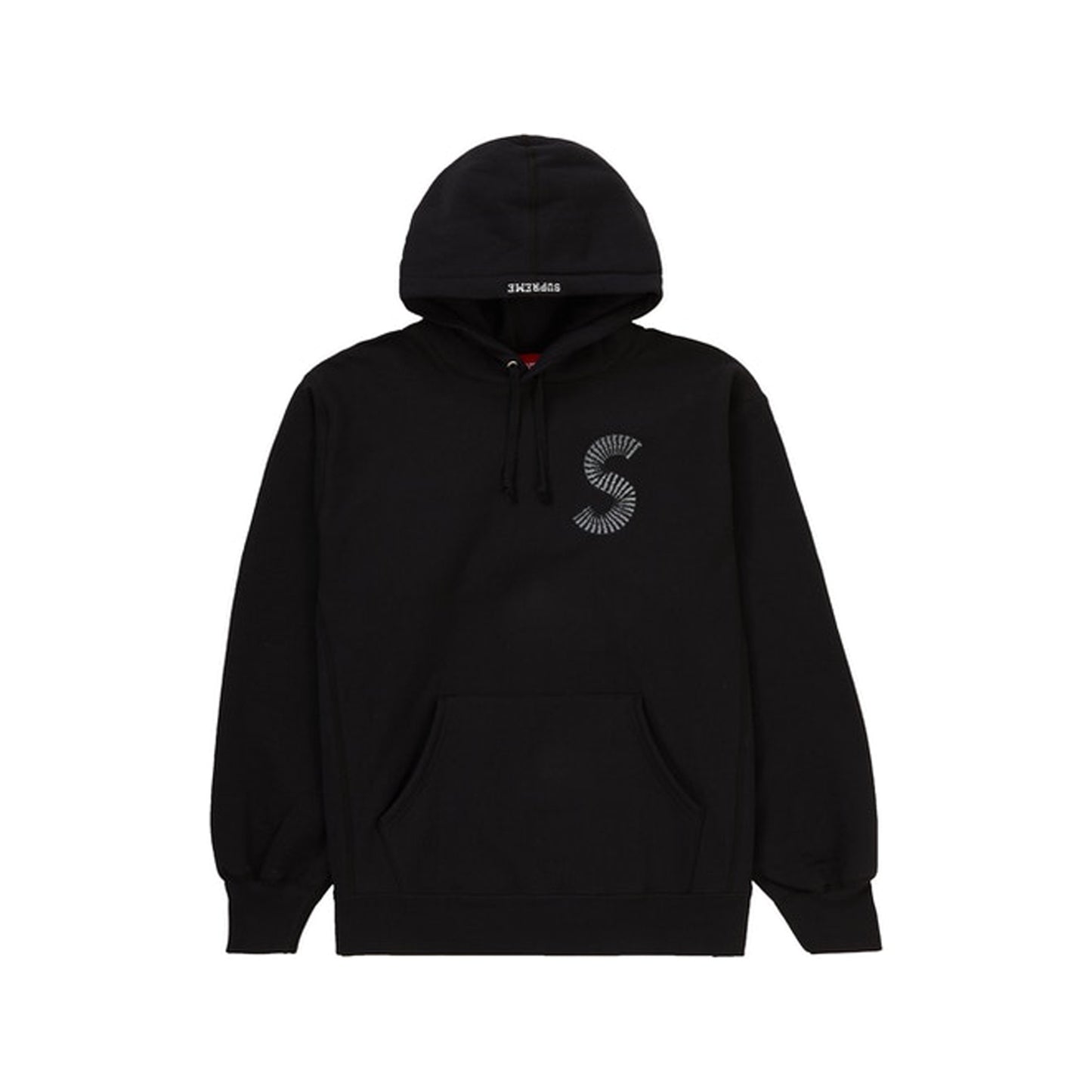 Supreme S Logo Hooded Sweatshirt (FW20) Black, Clothing- re:store-melbourne-Supreme