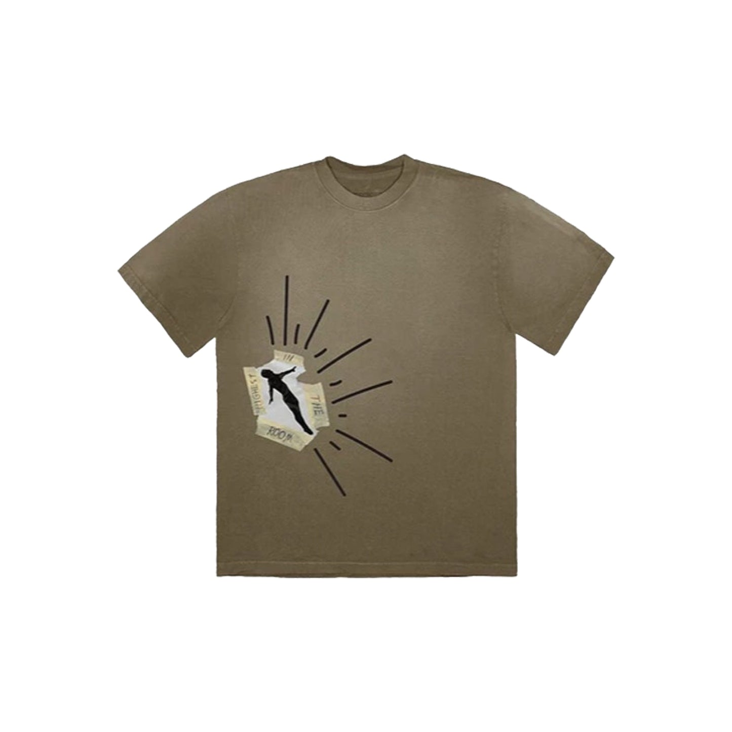 Travis Scott Highest In The Room Dive T Shirt -Olive, Clothing- dollarflexclub