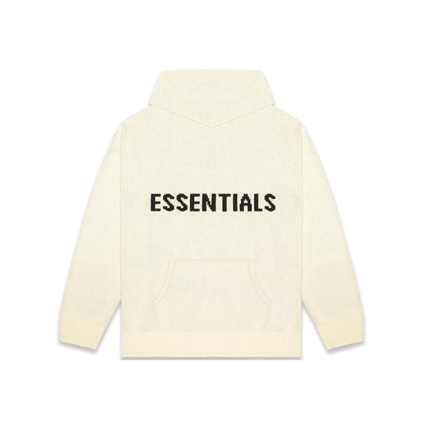 Fear of God Essentials Knit Hoodie Cream, Clothing- re:store-melbourne-Fear of God Essentials