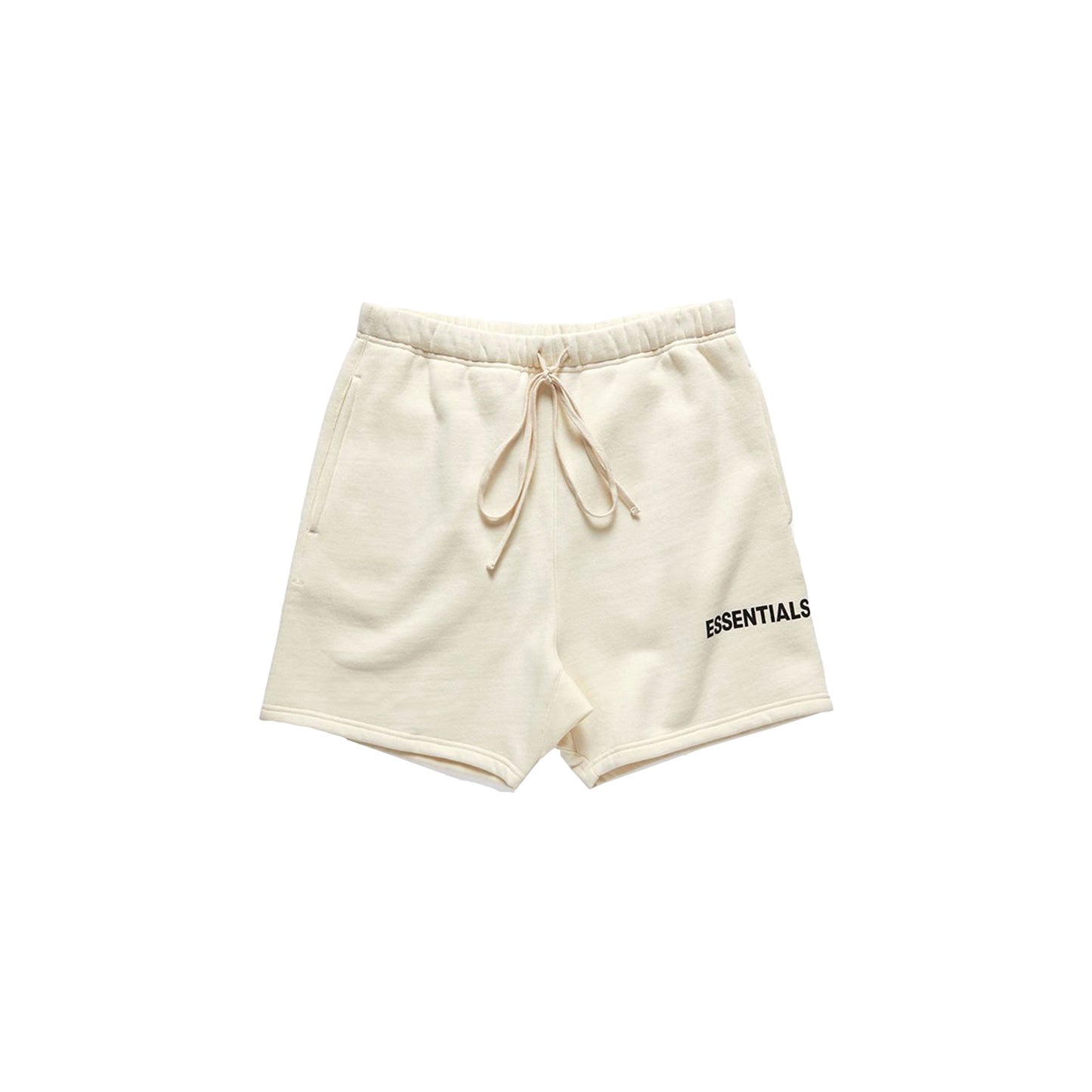 Fear of God Essentials Sweat Shorts-Cream, Clothing- dollarflexclub