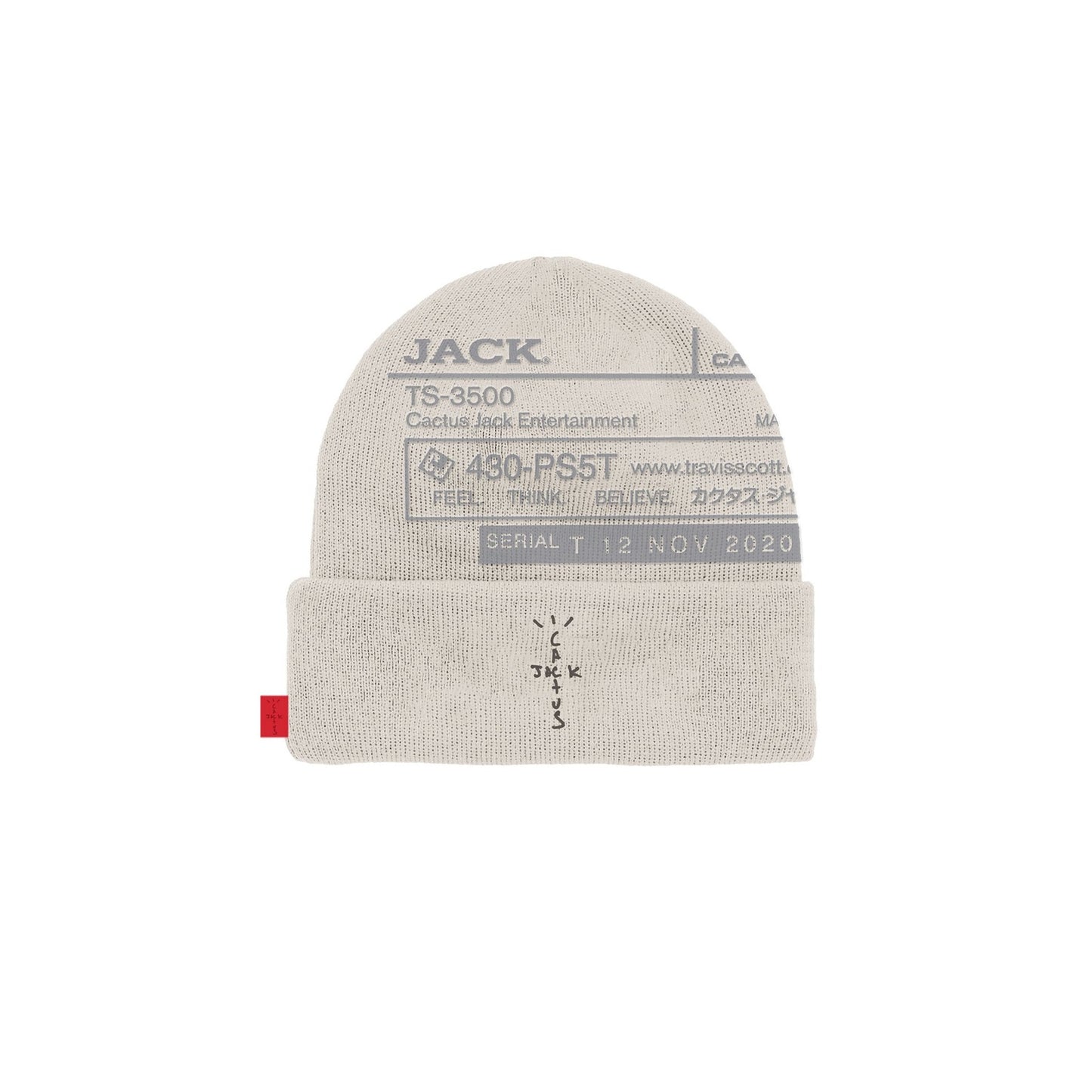 Travis Scott CJ System Beanie Beige, Accessories- re:store-melbourne-Travis Scott