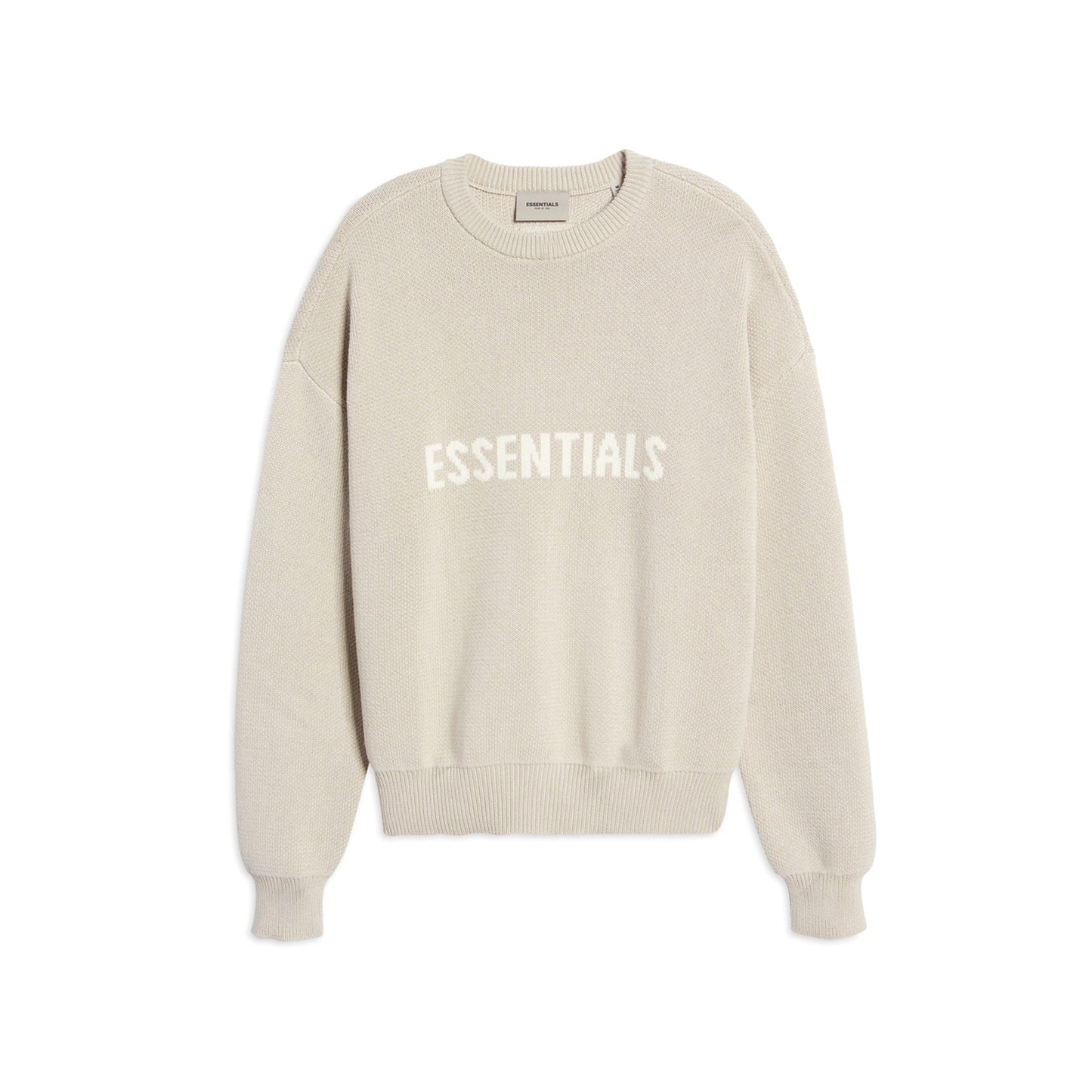 Fear of God Essentials Knit Sweater Stone/Oat, Clothing- re:store-melbourne-Fear of God Essentials