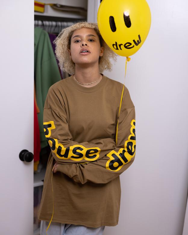 Drew house ls hug tee Chaz Brown, Clothing- re:store-melbourne-Drew House