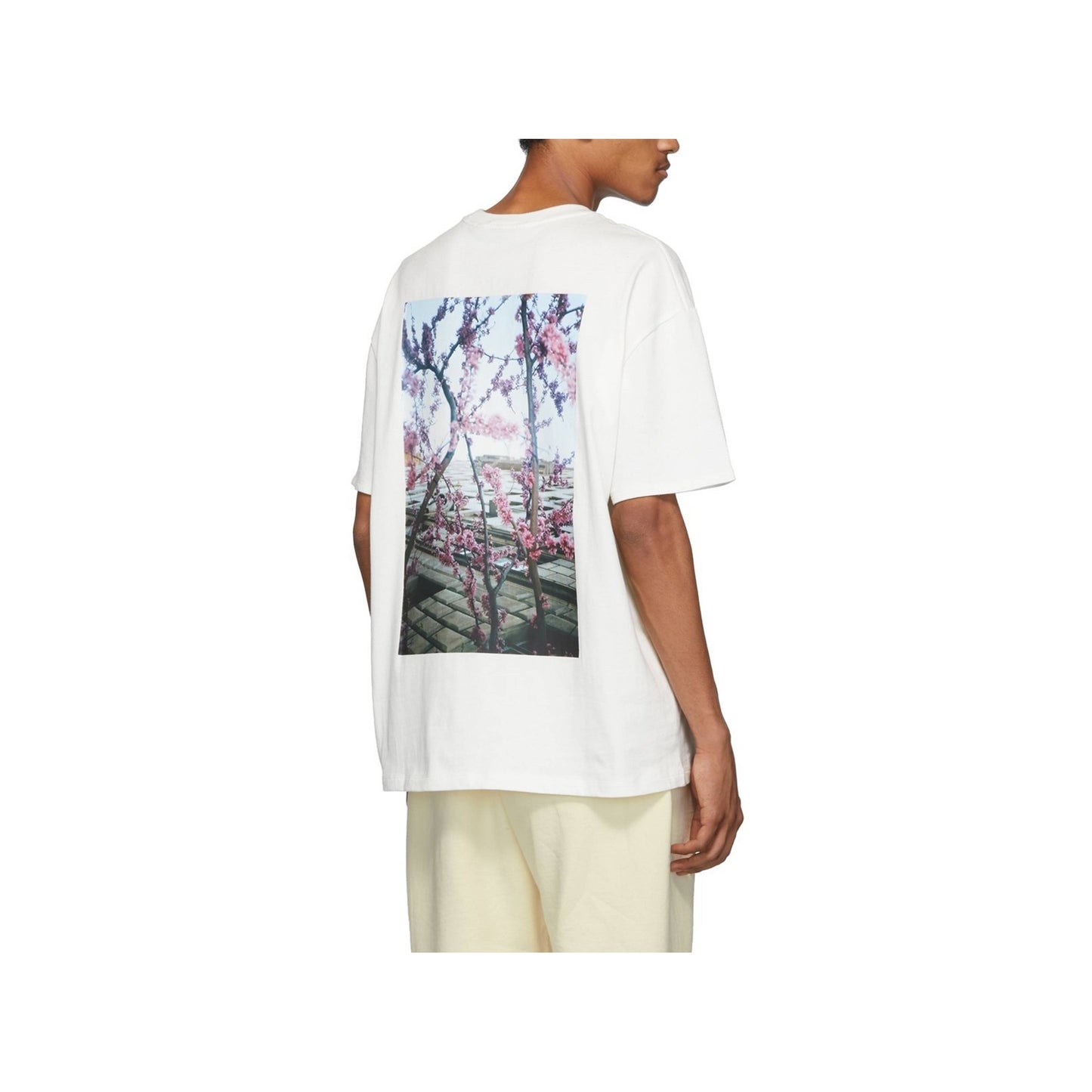 Fear of God Essentials Flower Tee White, Clothing- dollarflexclub