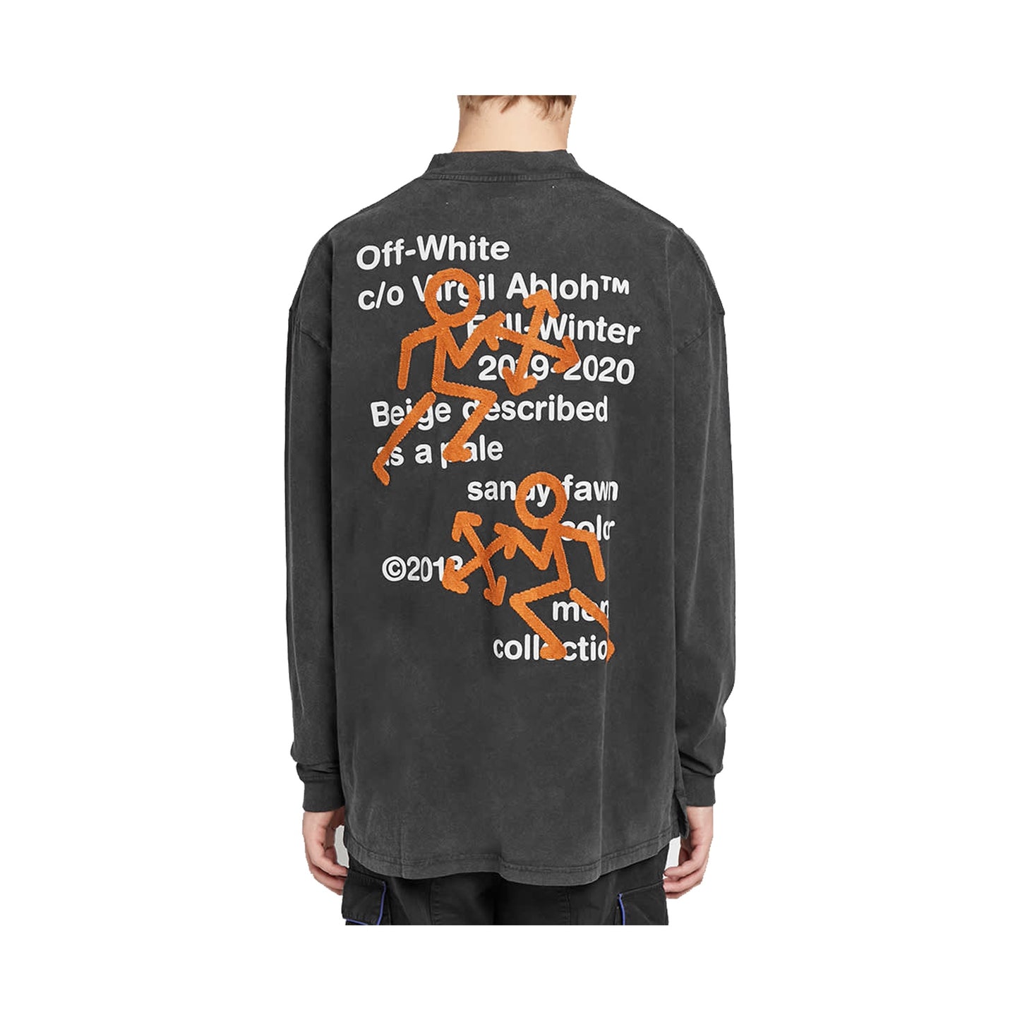 Off-White Pictogram Long Sleeve Tee, Clothing- dollarflexclub