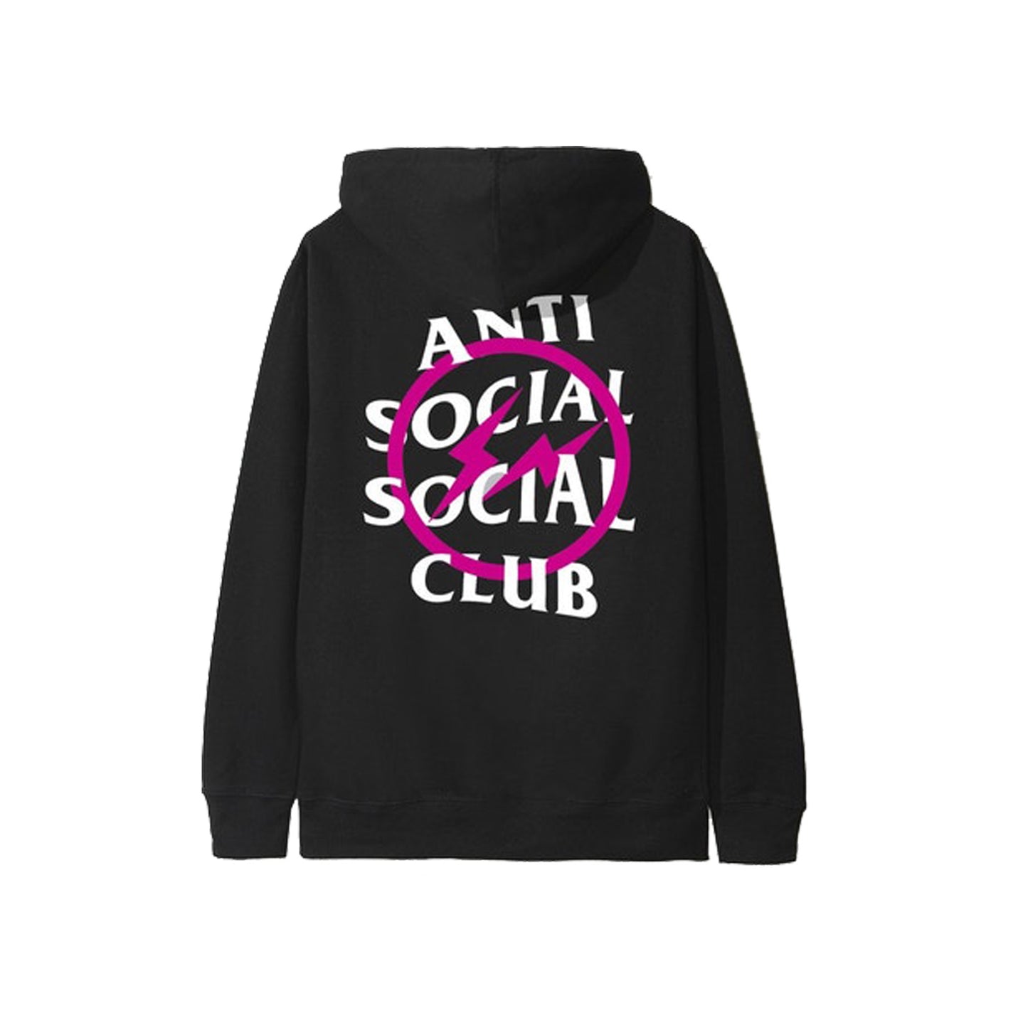 ASSC x Fragment Hoodie Pink Bolt, Clothing- dollarflexclub