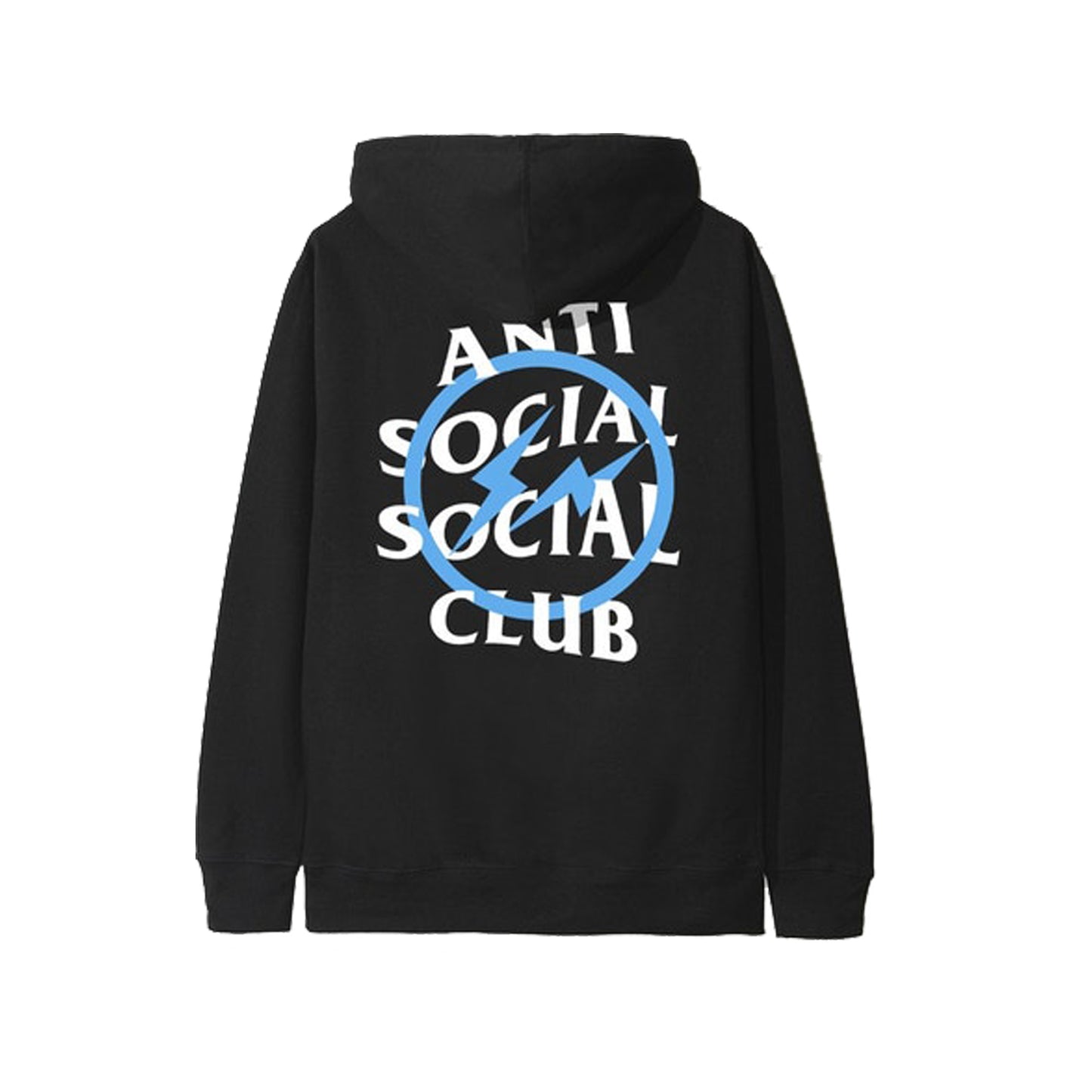 ASSC x Fragment Hoodie Blue Bolt, Clothing- dollarflexclub