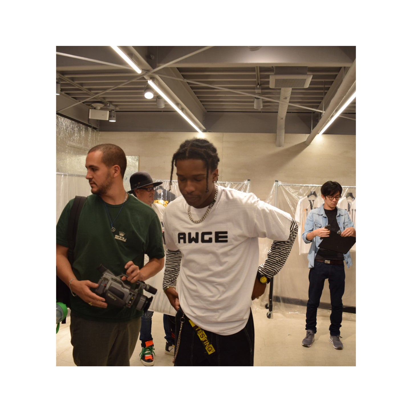 AWGE x A$AP ROCKY OR NOTHING Tee -White, Clothing- dollarflexclub