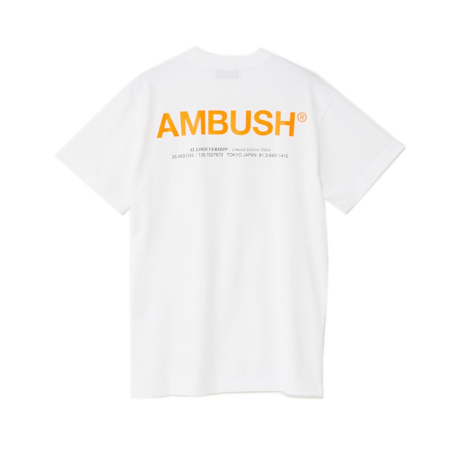 Ambush Big Logo Tee White, Clothing- dollarflexclub