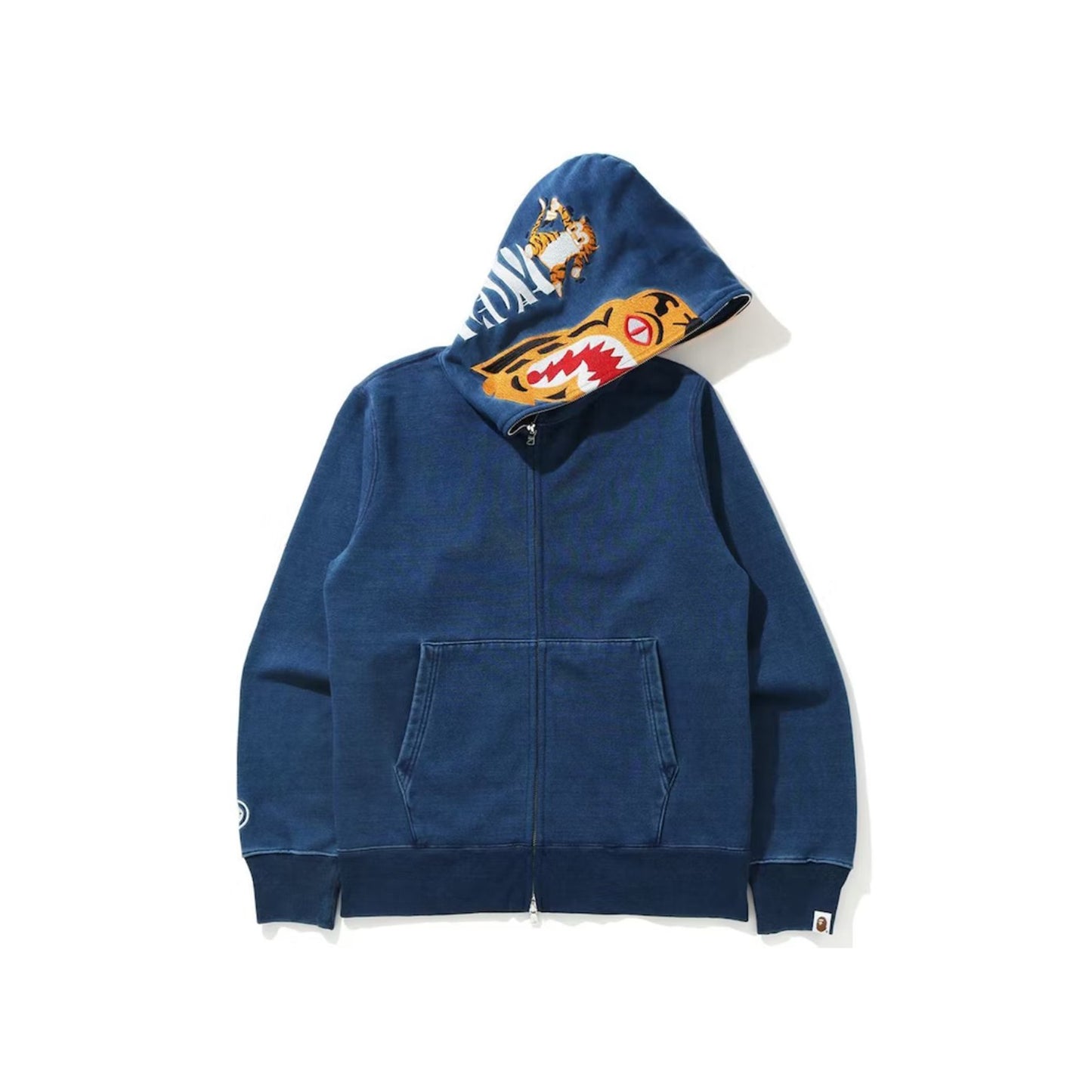 BAPE Tiger Full Zip Hoodie Navy, Clothing- re:store-melbourne-Bape