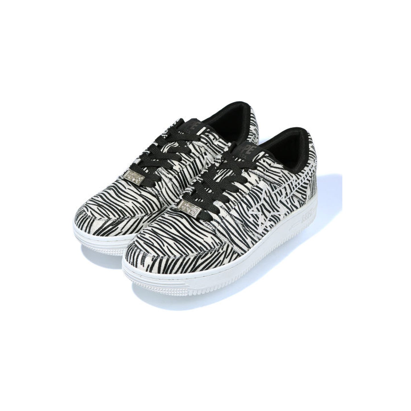 A Bathing Ape Bapesta Animal Print -Zebra, Shoe- dollarflexclub