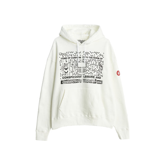 Cav Empt C.E. Consumption Heavy Hoodie - White, Clothing- re:store-melbourne-CAV EMPT