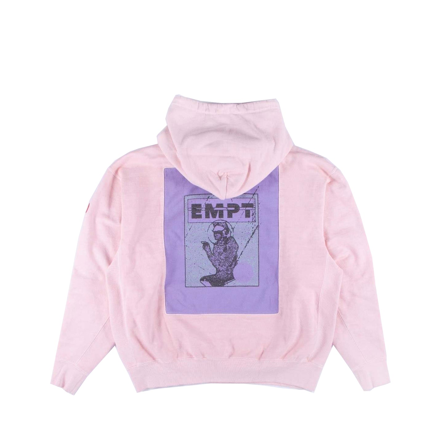 Cav Empt Panel Heavy Hoodie-Pink, Clothing- dollarflexclub