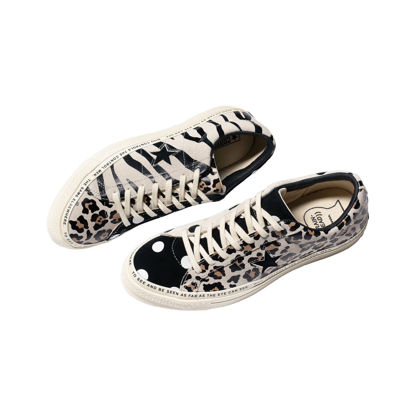 Brain Dead x Converse One Star Low 'Multi Print', Shoe- dollarflexclub