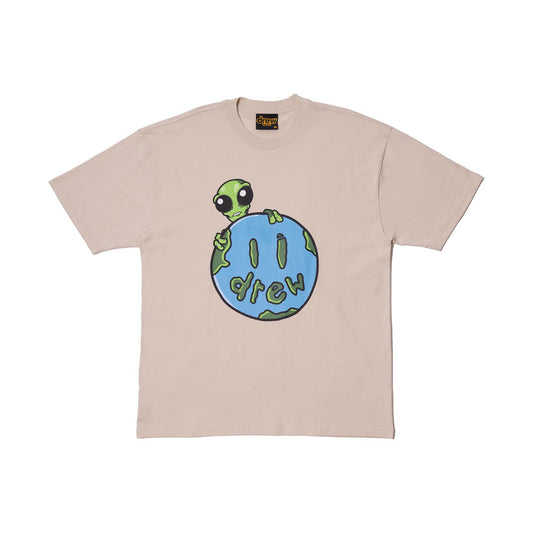Justin Bieber x Drew House Allen the Alien SS Tee - Beige, Clothing- re:store-melbourne-Drew House