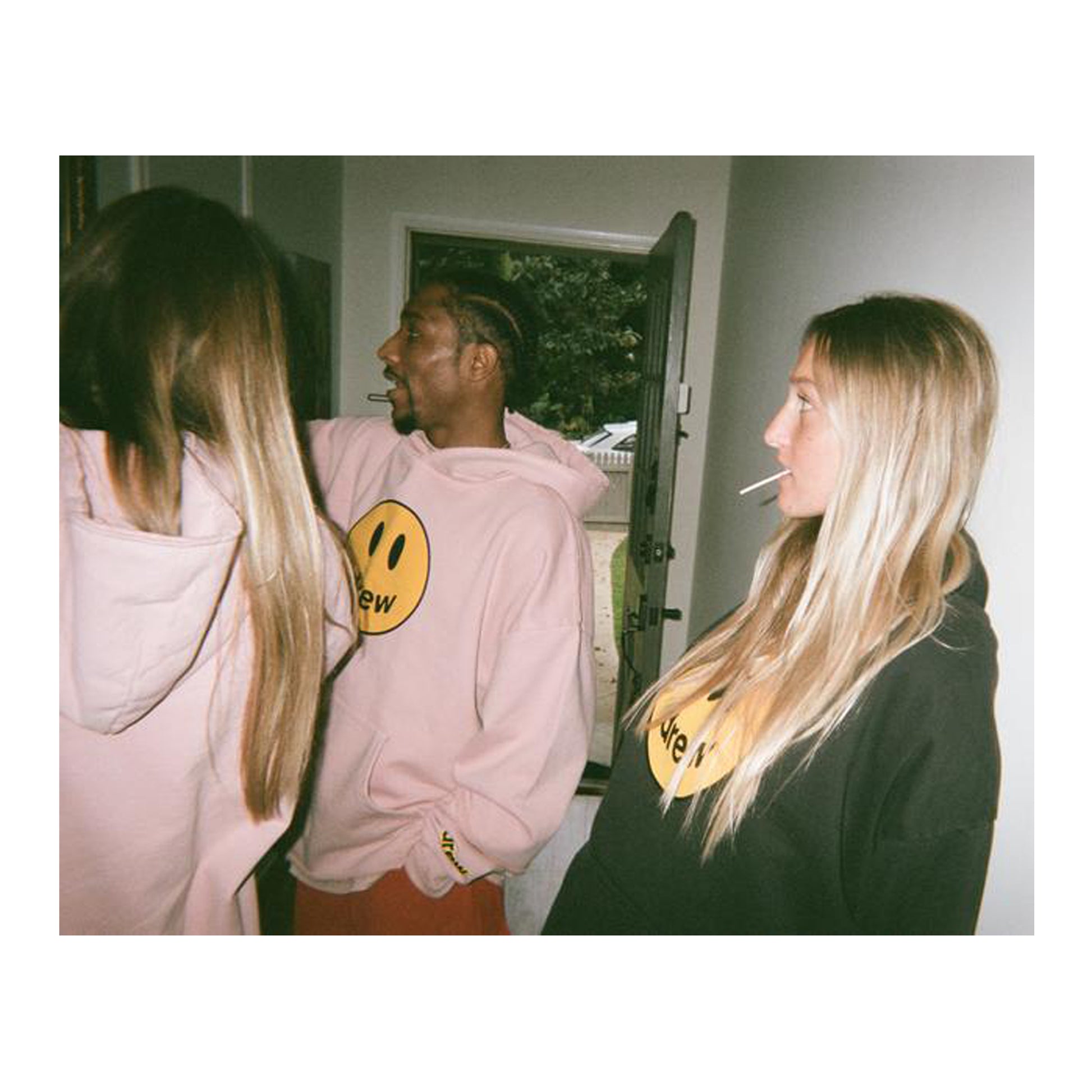 Justin Bieber x Drew House Mascot Deconstructed Hoodie Dusty Rose, Clothing- re:store-melbourne-Drew House
