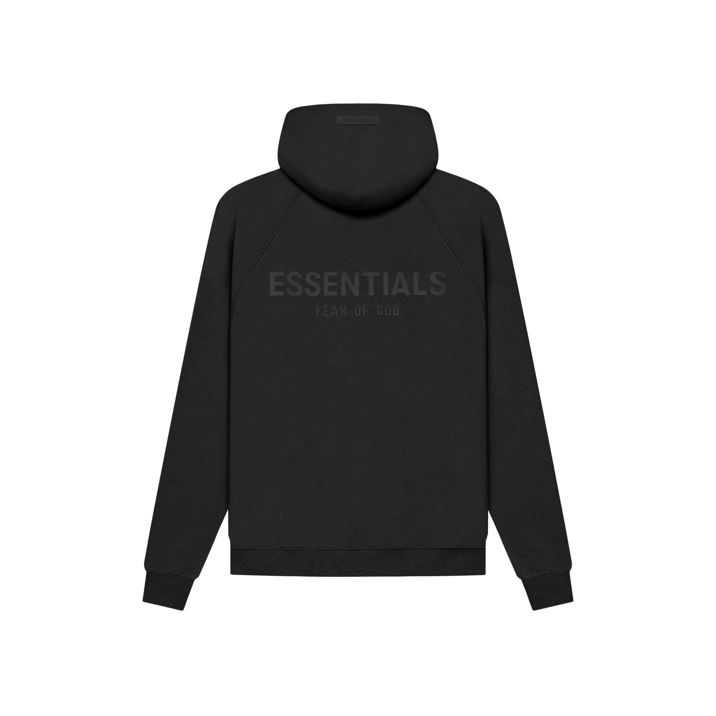 Fear of God Essentials Pull-Over Hoodie (SS21) Black/Stretch Limo, Clothing- re:store-melbourne-Fear of God Essentials