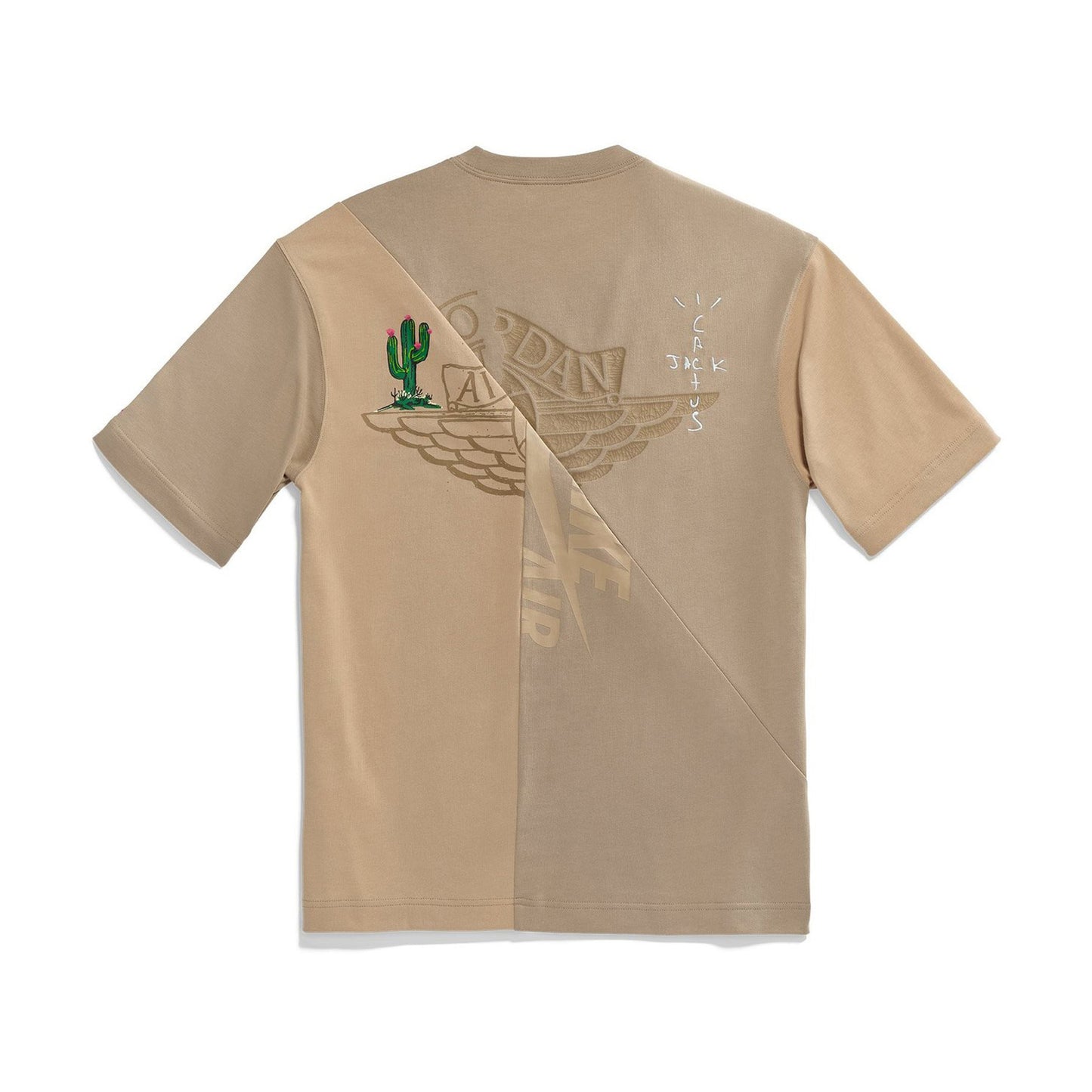 Travis Scott Cactus Jack x Jordan T-Shirt Khaki/Desert, Clothing- re:store-melbourne-Travis Scott