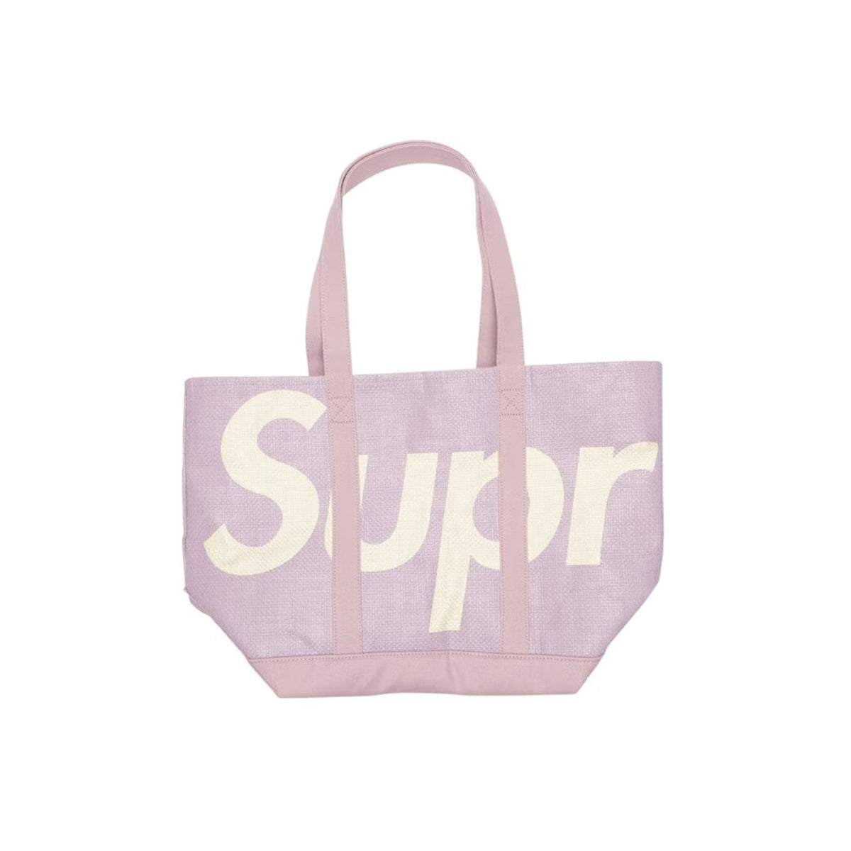 Supreme Raffia Tote Purple / Pink