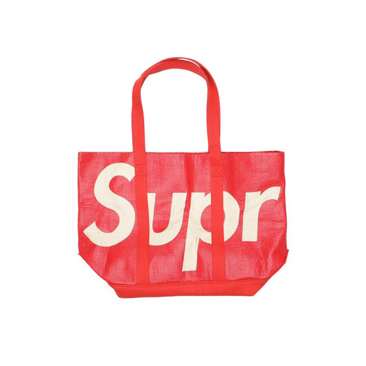 Supreme Raffia Tote Red, Accessories- re:store-melbourne-Supreme
