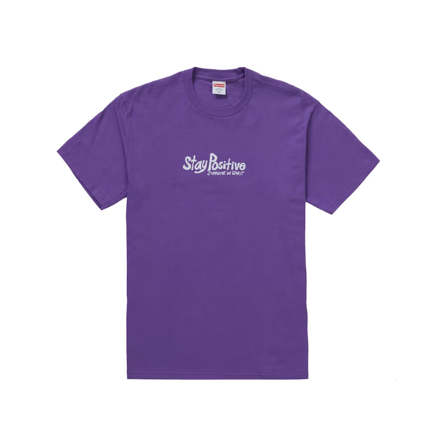 Supreme Stay Positive Tee - Purple, Clothing- re:store-melbourne-Supreme