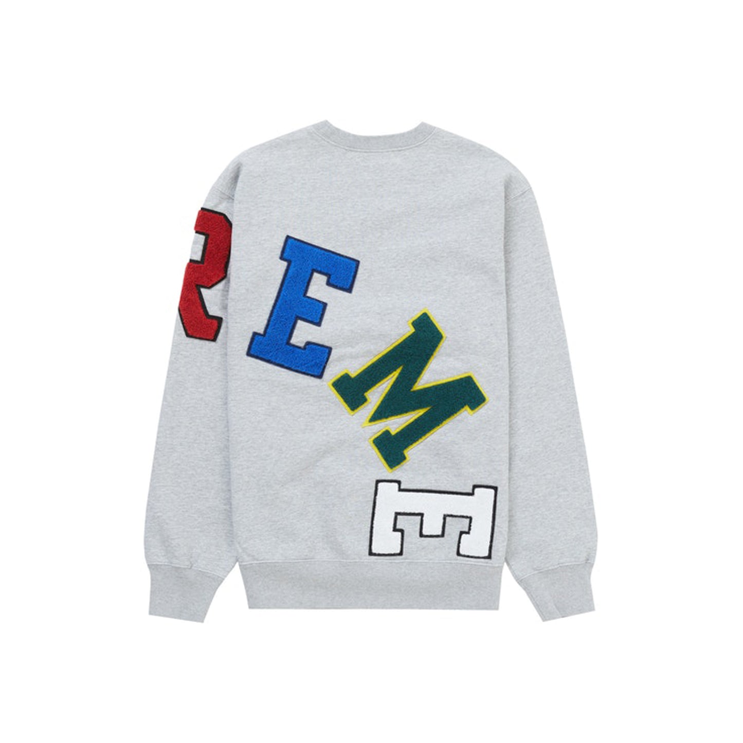 Supreme Big Arc Crewneck Heather Grey, Clothing- re:store-melbourne-Supreme