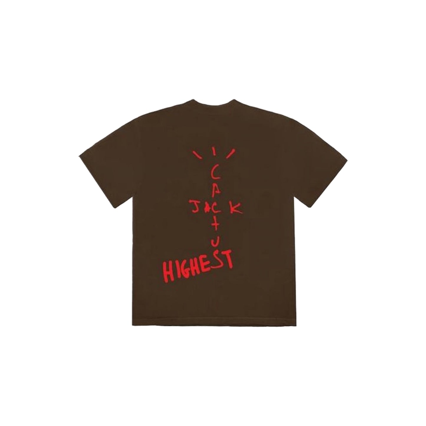 Travis Scott x Nike Jordan Cactus Jack Highest T Shirt -Brown, Clothing- dollarflexclub