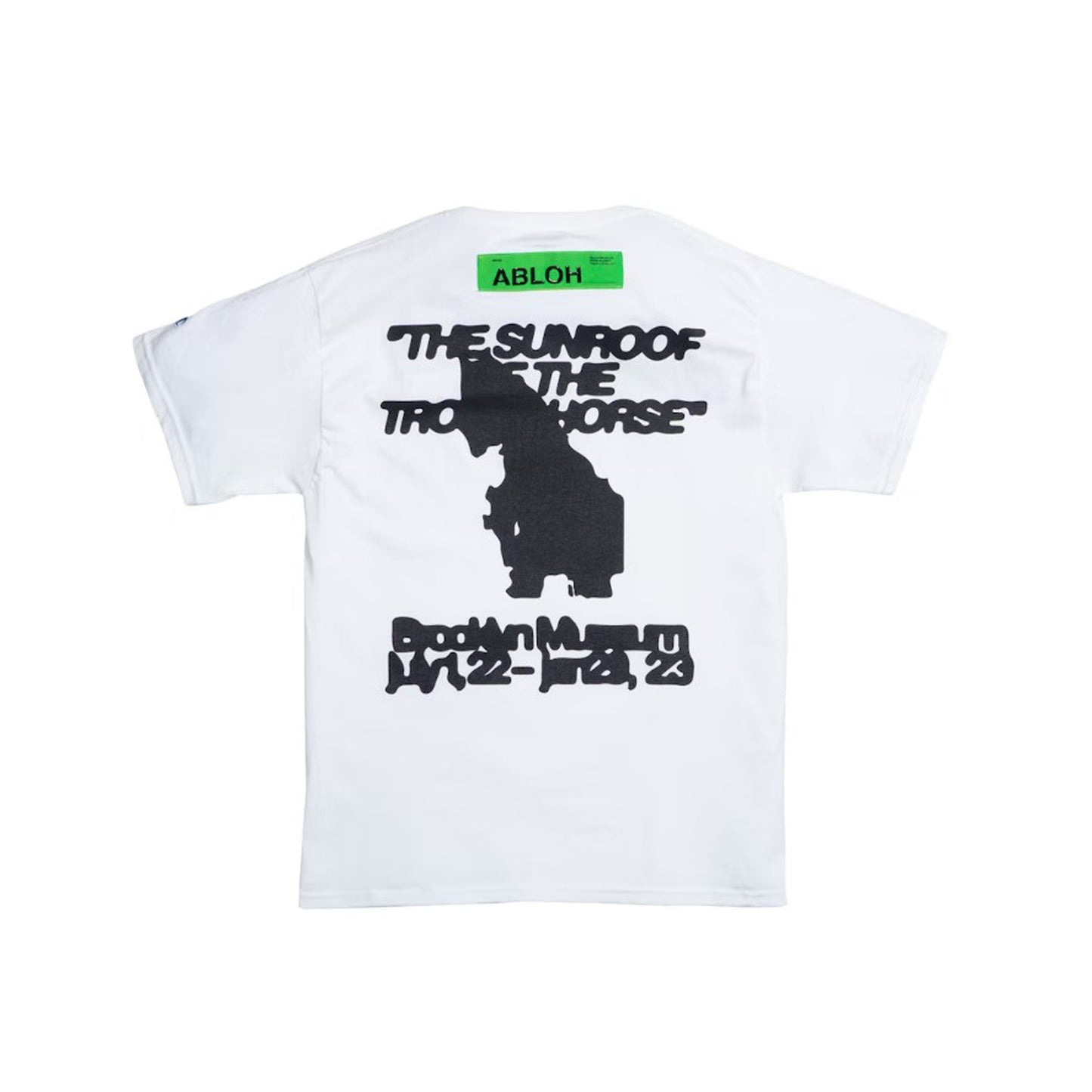 Virgil Abloh Brooklyn Museum FOS Trojan Horse T-shirt White, Clothing- re:store-melbourne-Champion x Virgil Abloh