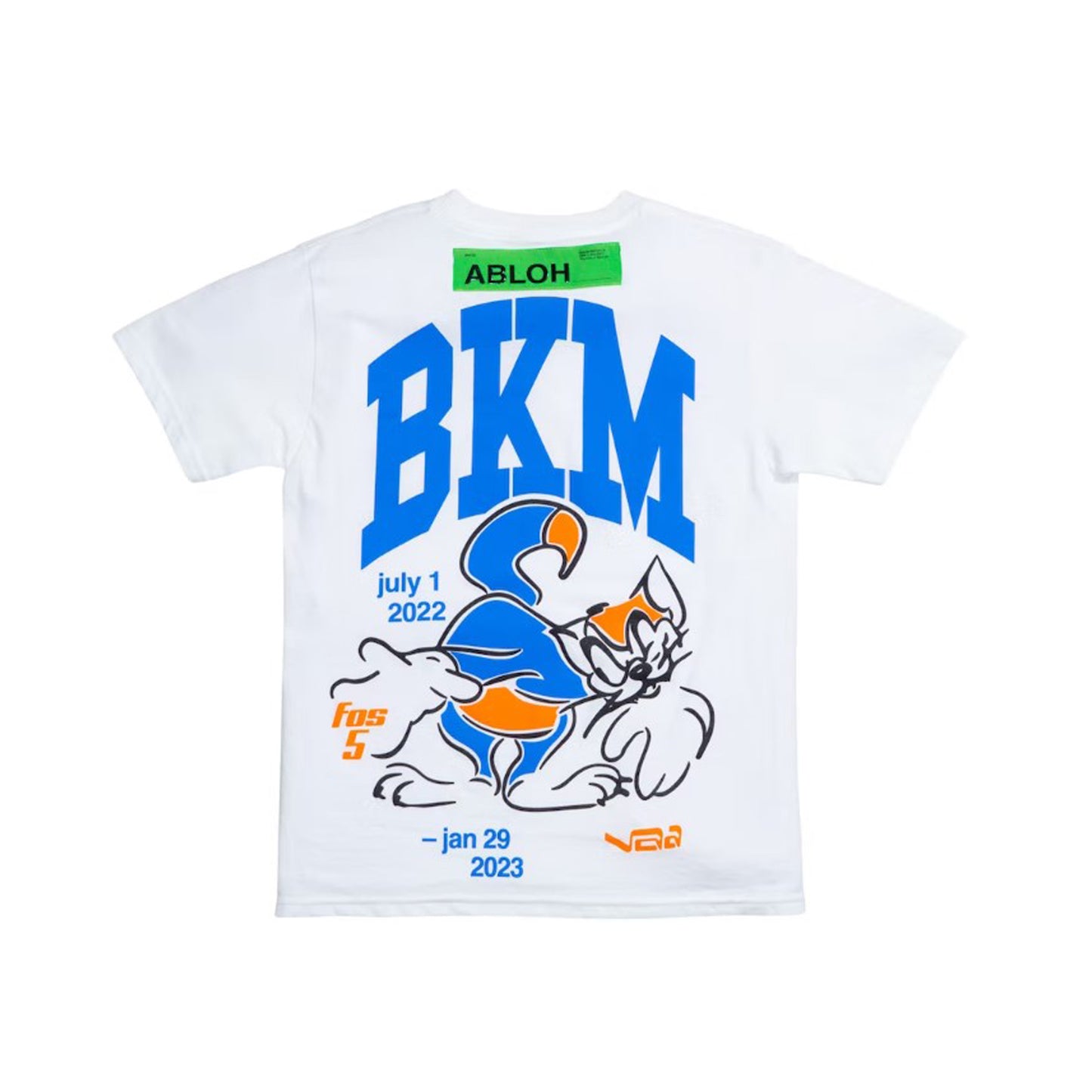 Virgil Abloh Brooklyn Museum FOS BKM CAT T-shirt White, Clothing- re:store-melbourne-Champion x Virgil Abloh