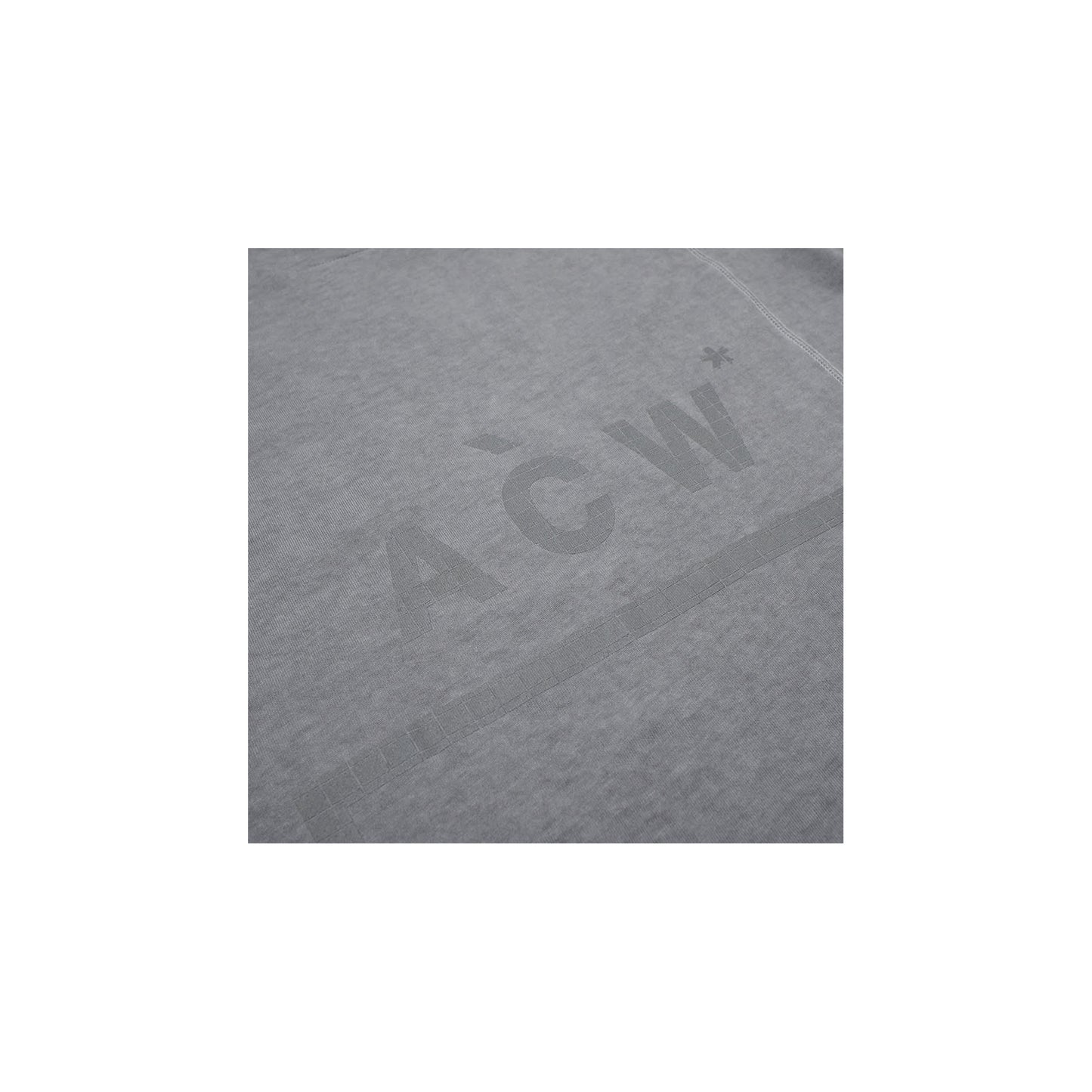 ACW Reflective Logo Tee -Grey, Clothing- dollarflexclub
