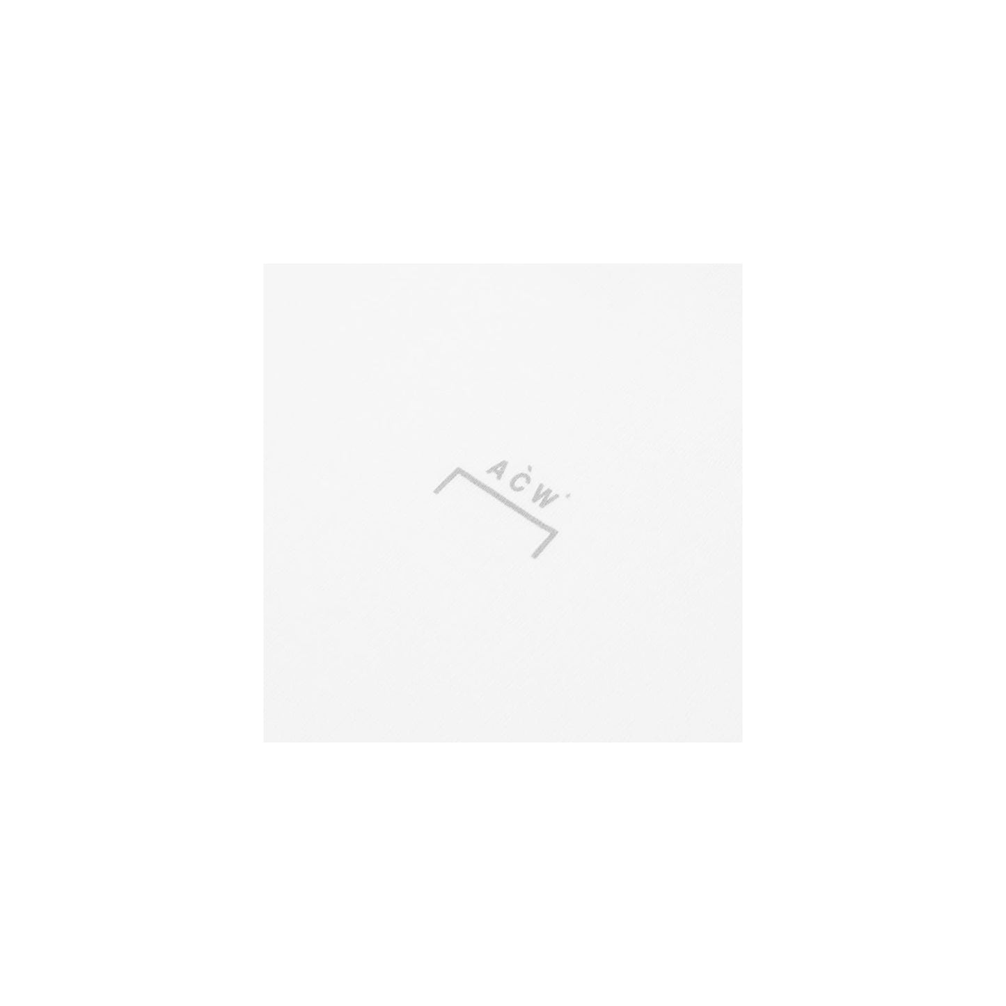 ACW Classic Logo Tee -White, Clothing- dollarflexclub