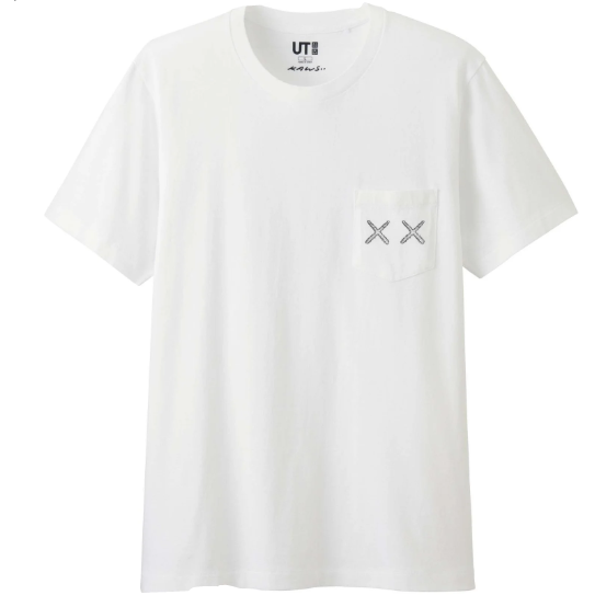 Kaws x Sesame Street Tee White, Clothing- dollarflexclub