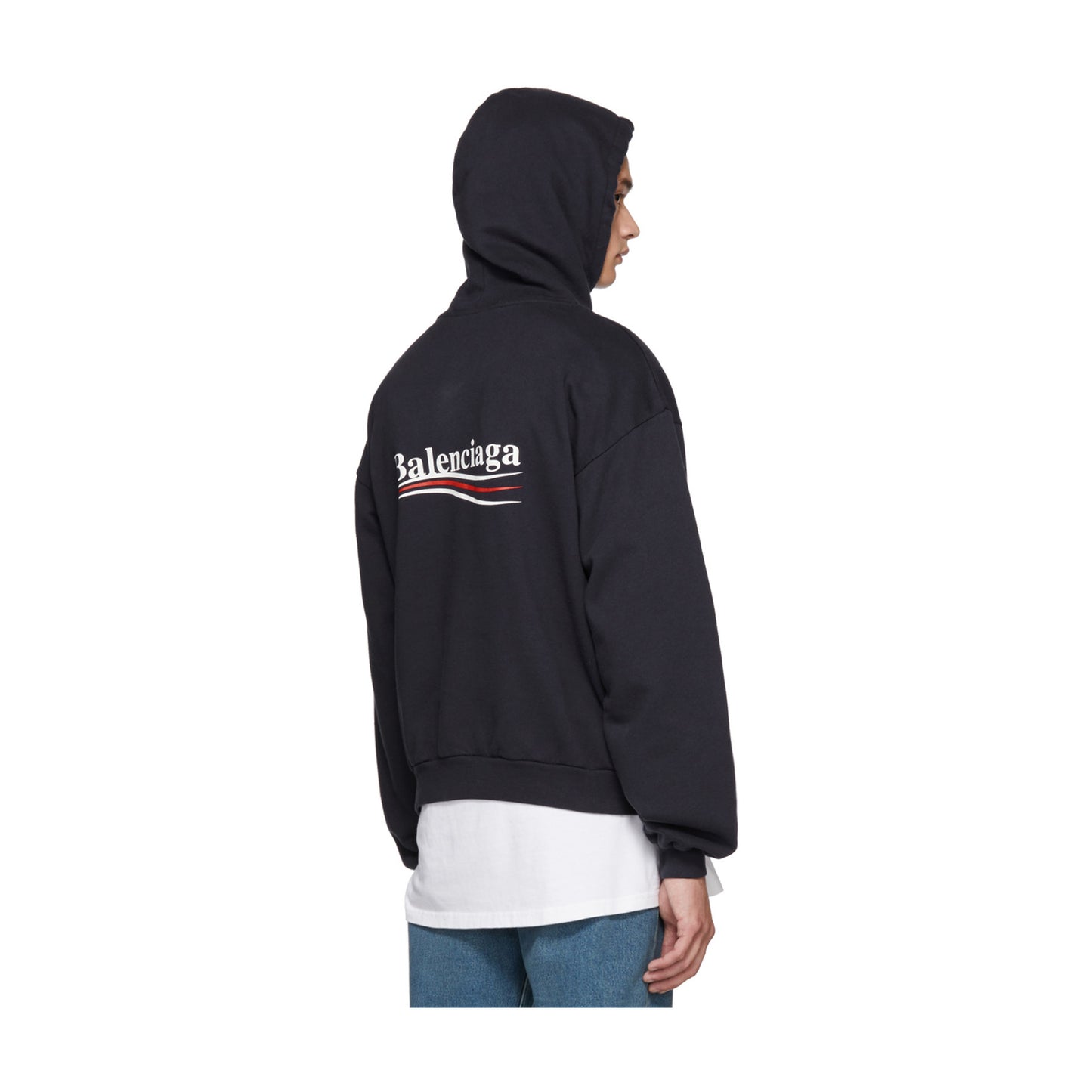 Balenciaga Hoodie Navy, Clothing- dollarflexclub