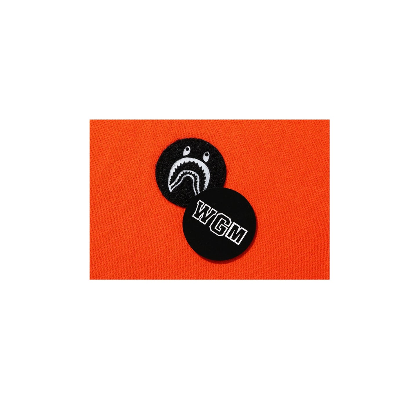 BAPE Shark Emblem Pullover Hoodie Orange, Clothing- re:store-melbourne-Bape