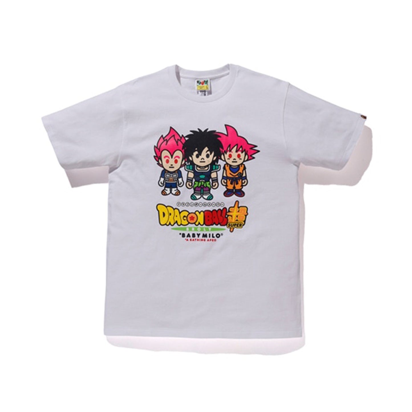 BAPE x Dragonball Super Broly Tee White, Clothing- re:store-melbourne-Bape