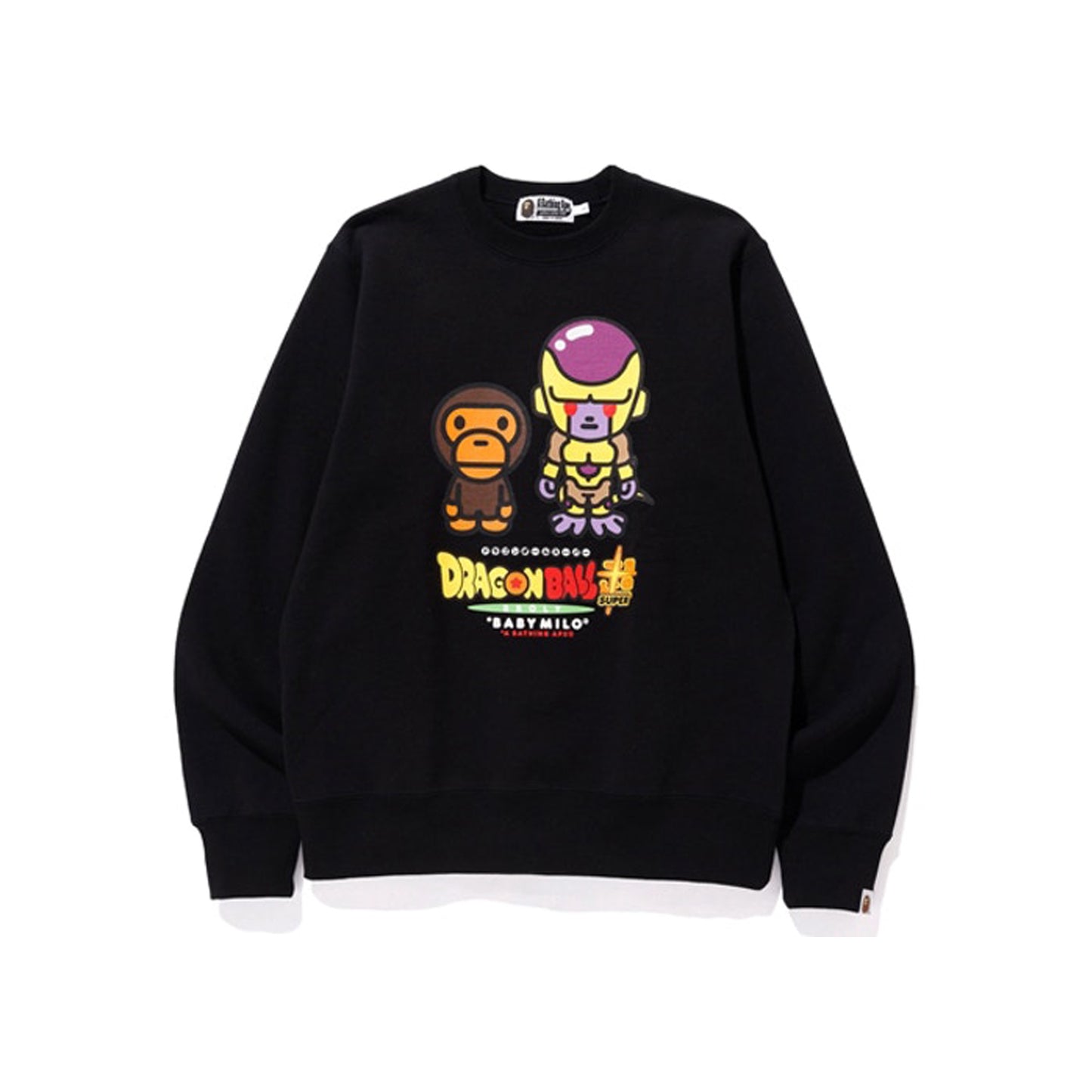 BAPE x Dragonball Super Golden Frieza Crewneck Black, Clothing- re:store-melbourne-Bape