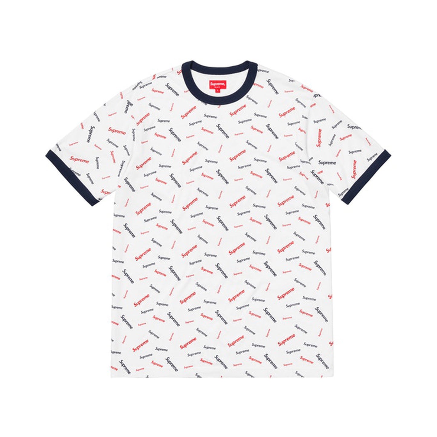 Supreme Scatter Ringer Tee, Clothing- dollarflexclub